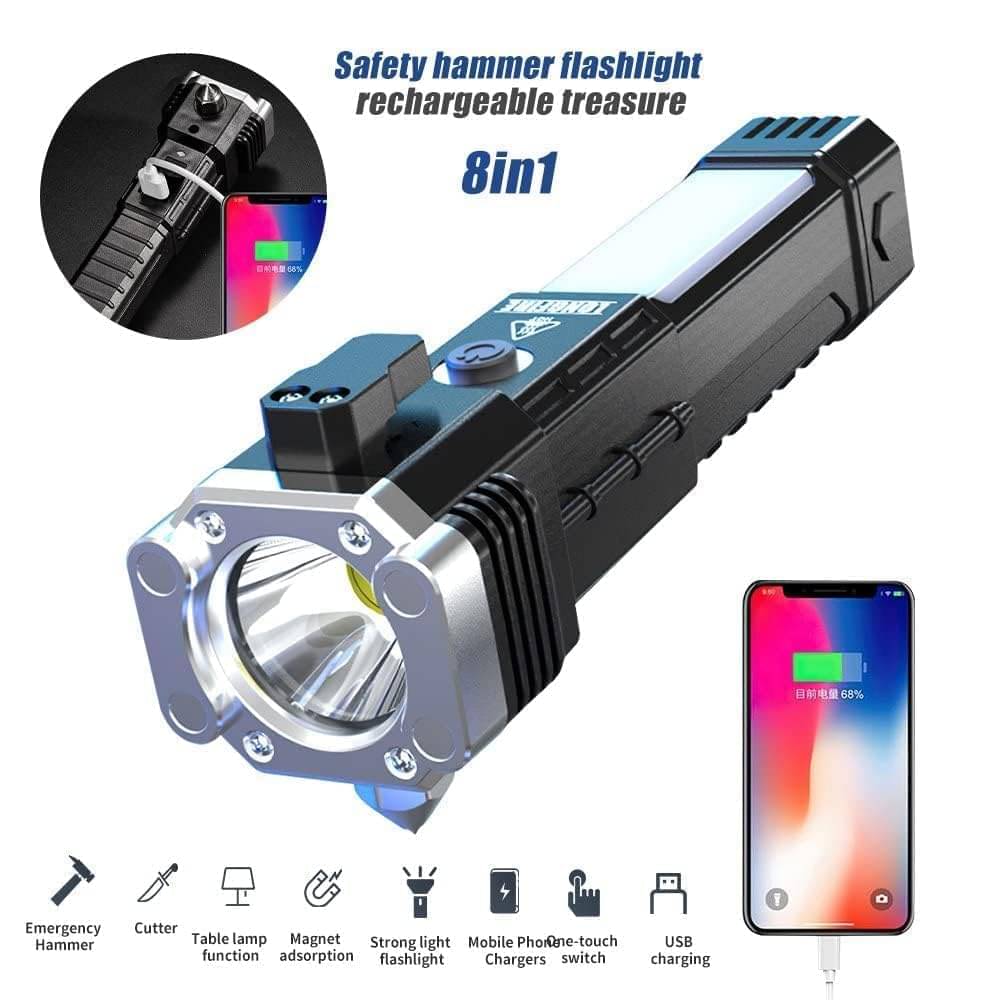     			CHARKEE - 5W Rechargeable Flashlight Torch ( Pack of 1 )