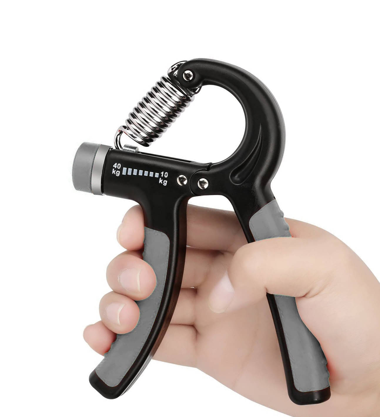     			CONSONANTIAM Hand Gripper for arm Exerciser Wrist Fitness Foam Hand Grip, Hand Gripper, Grip Strength Trainers One Piece-Gray