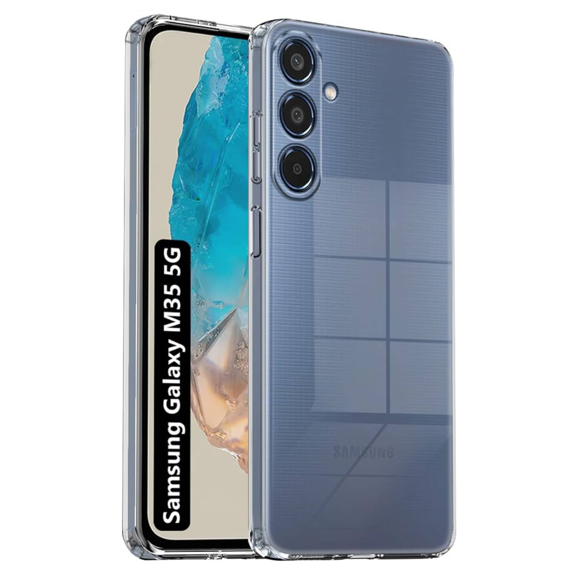 Case Vault Covers Silicon Soft cases Compatible For Silicon Samsung Galaxy M35 5G ( ) Case Vault Covers Silicon Soft cases Compatible For Silicon Samsung Galaxy M35 5G ( )
