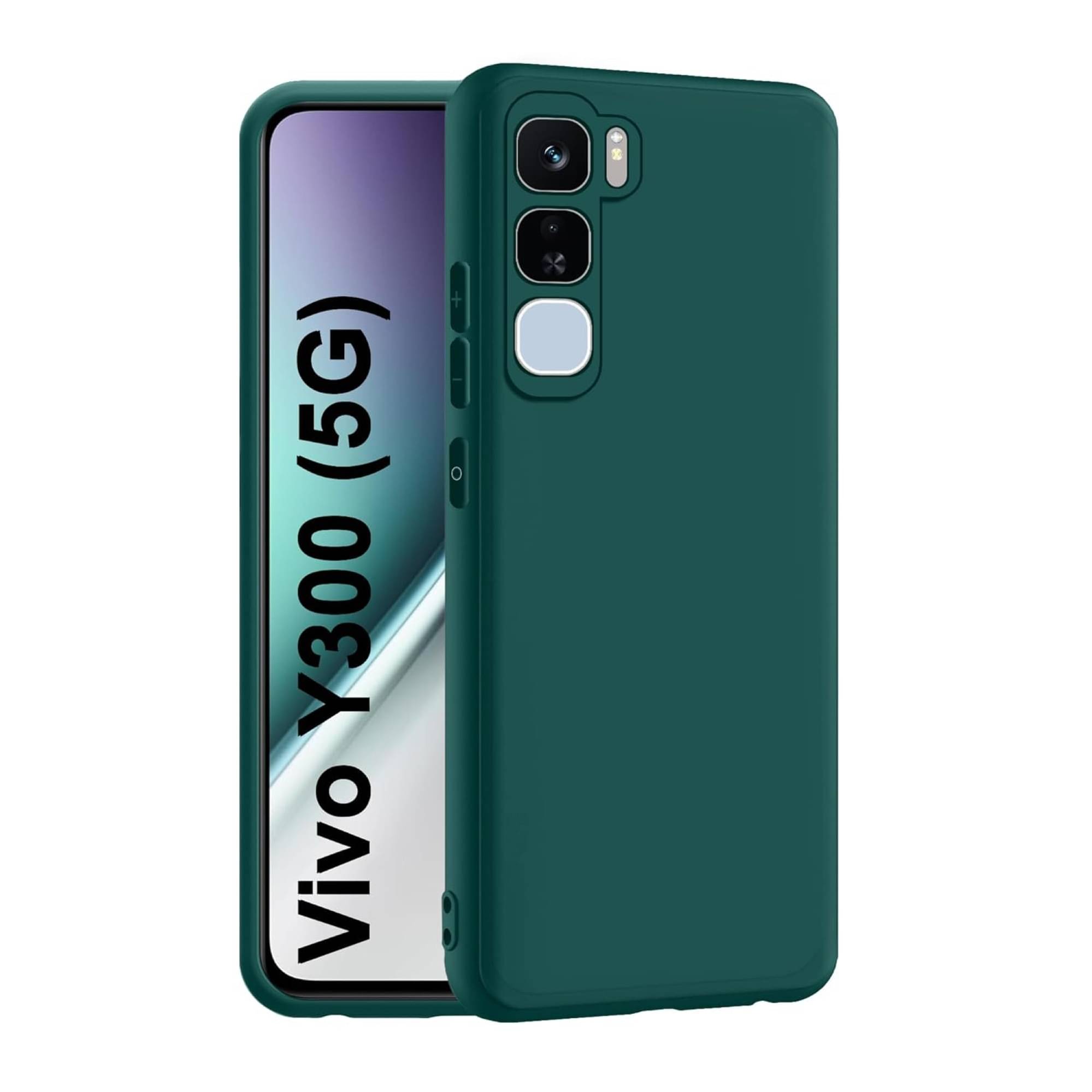     			Case Vault Covers Silicon Soft cases Compatible For Silicon Vivo Y300 5G ( )