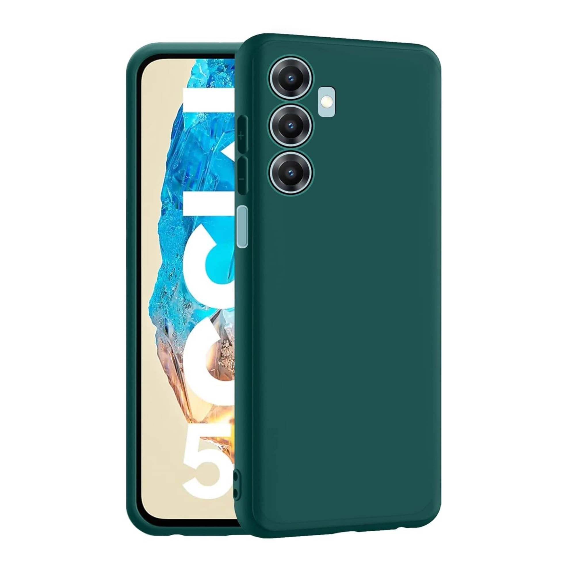     			Case Vault Covers Silicon Soft cases Compatible For Silicon Samsung Galaxy M35 5G ( )