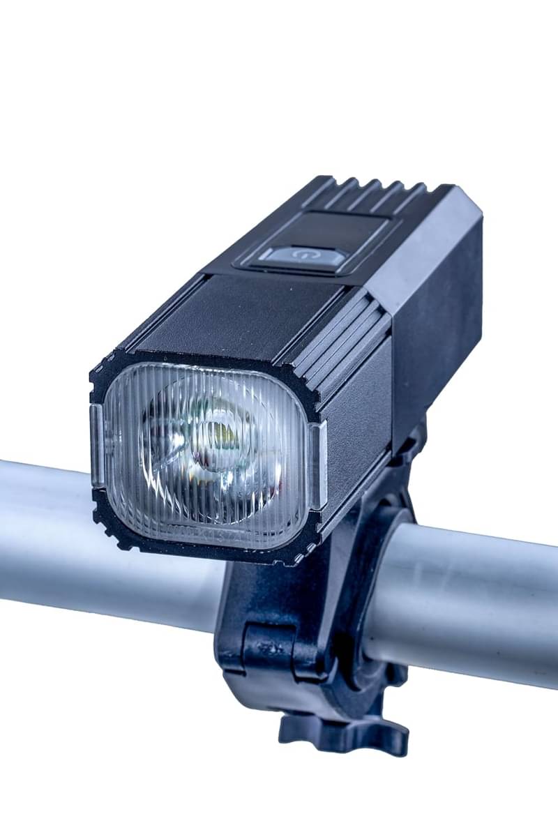     			Dark Horse Bicycle 500 LM 3 Mode Front Light 2600 mAh USB Rechargeable Battery with Indicator,Black