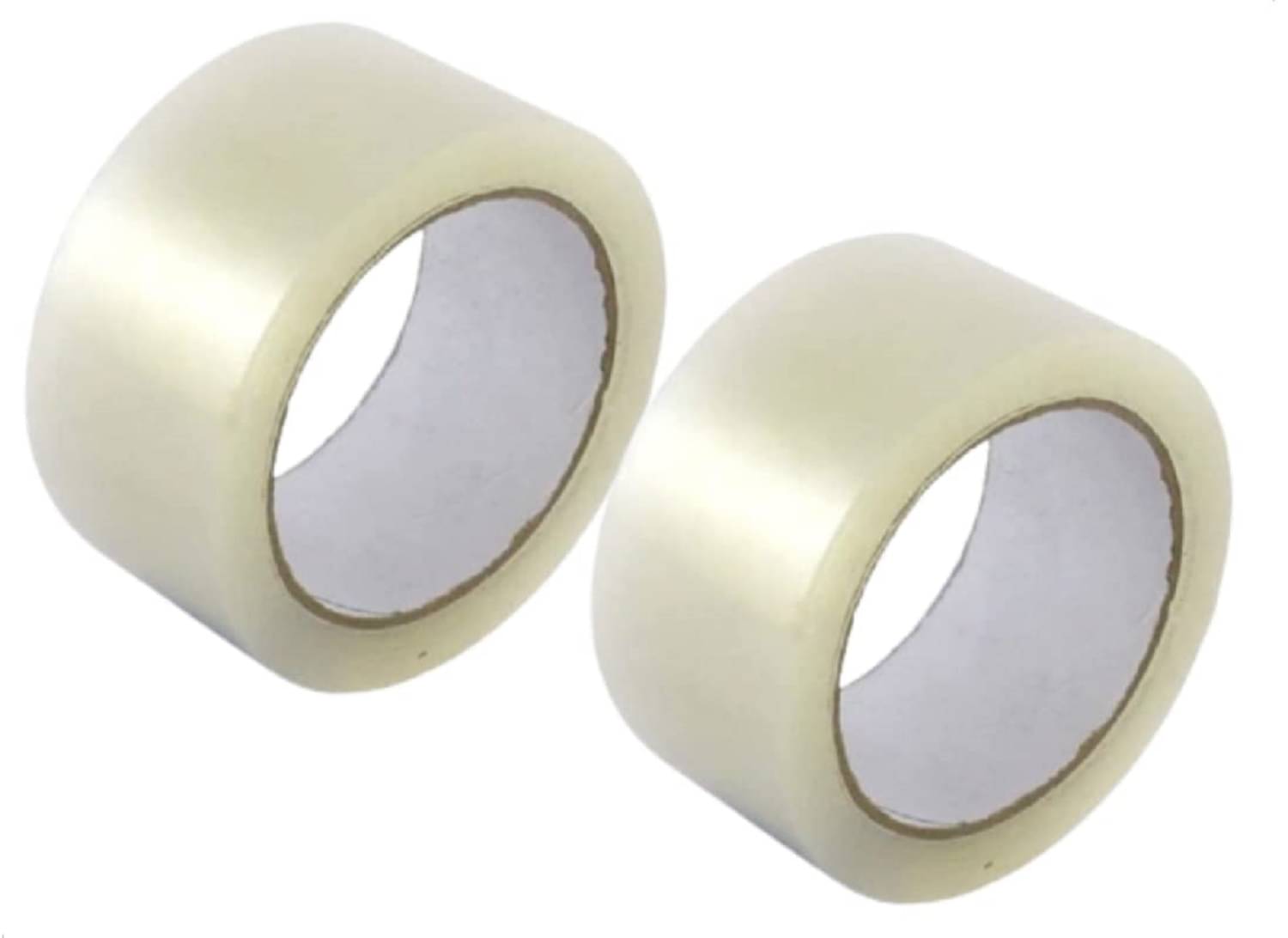     			HK balloons Packing Tape Pack of 2 Transparent Tape BOPP Packing Clear Tape Heavy Duty Extra Sticky 2"x40 M for Packaging, Decorating Moving Tape, Box Tape, Home use for Packaging
