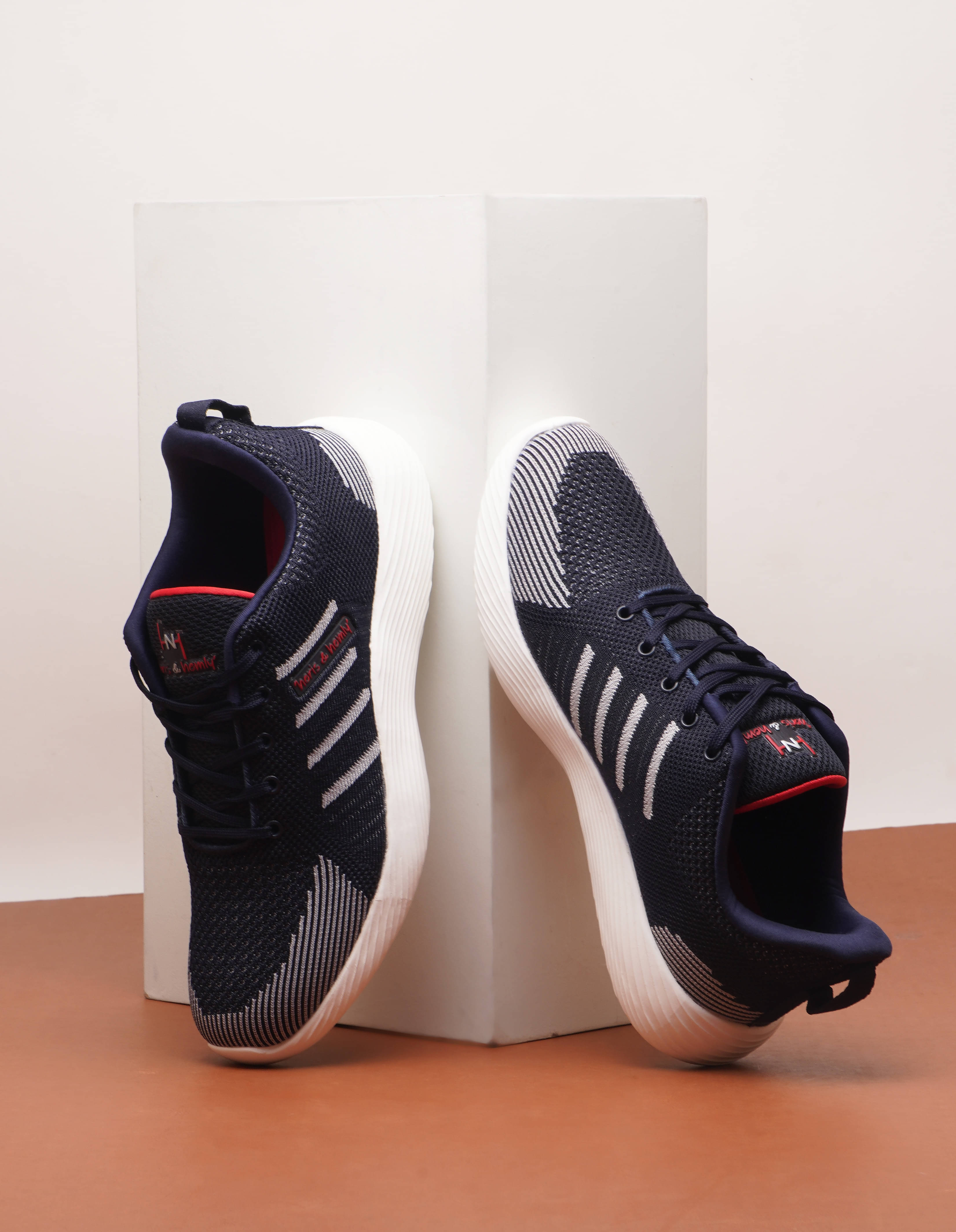 Heris & Hemly HNH-7028_Navy Navy Men's Sports Running Shoes Heris & Hemly HNH-7028_Navy Navy Men's Sports Running Shoes