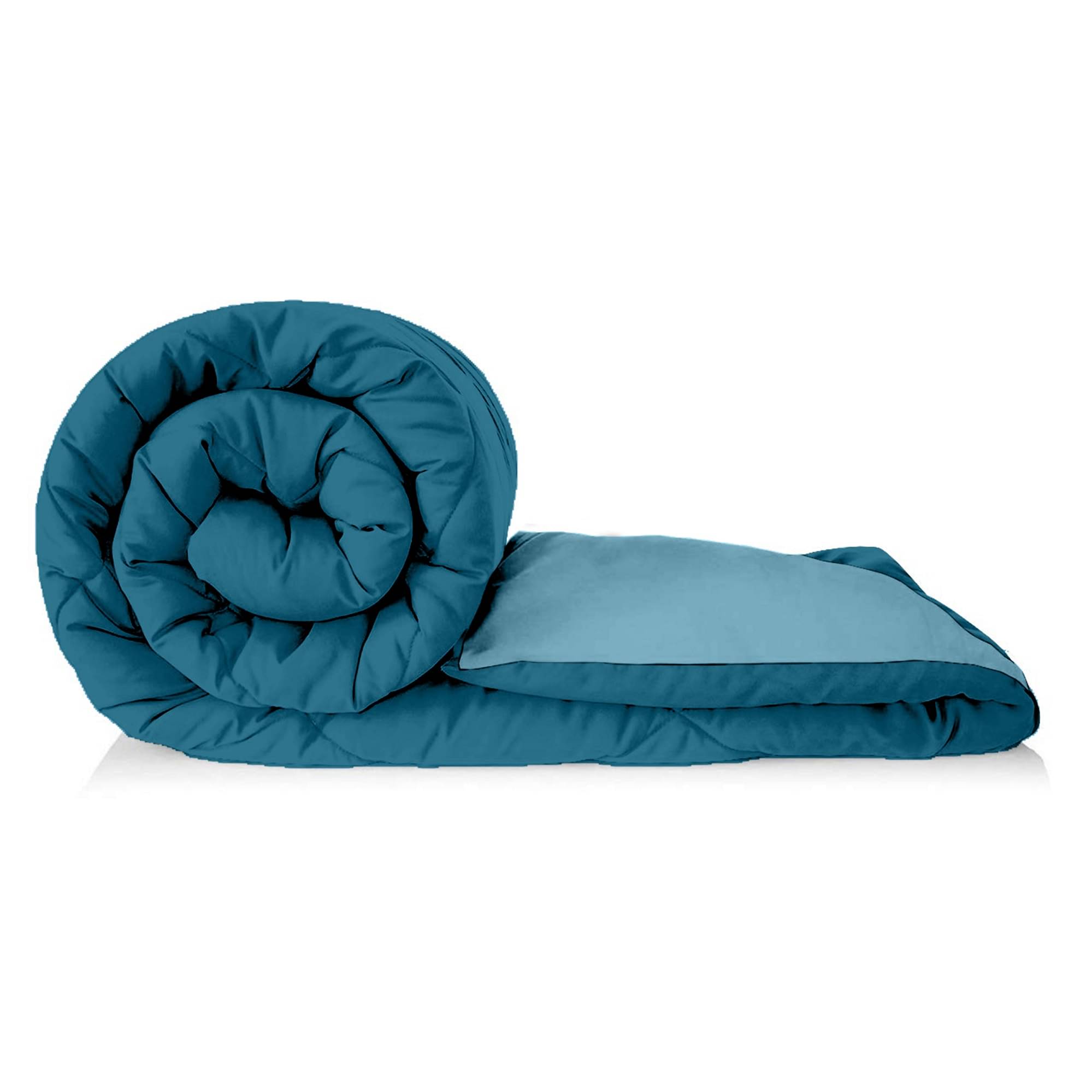 Jinaya's Microfiber Solid Single Size Comforter ( 229 x 152 cm ) - Multi ( ) Jinaya's Microfiber Solid Single Size Comforter ( 229 x 152 cm ) - Multi ( )