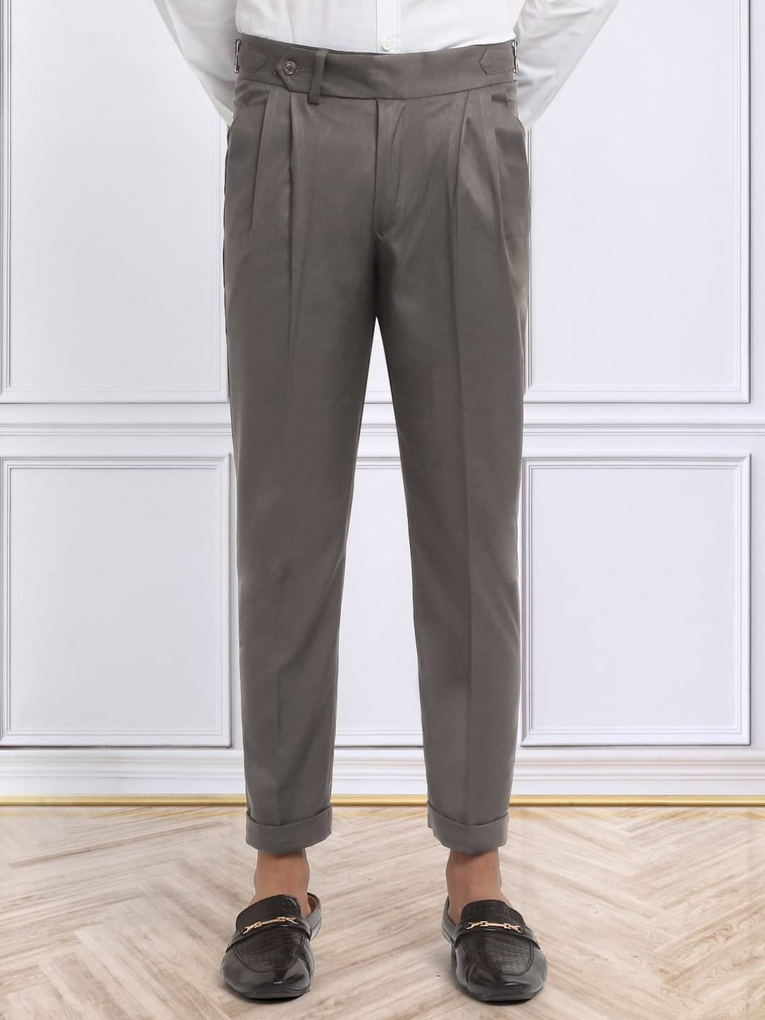     			Klotthe Slim Men's Formal Trouser - Brown ( Pack of 1 )