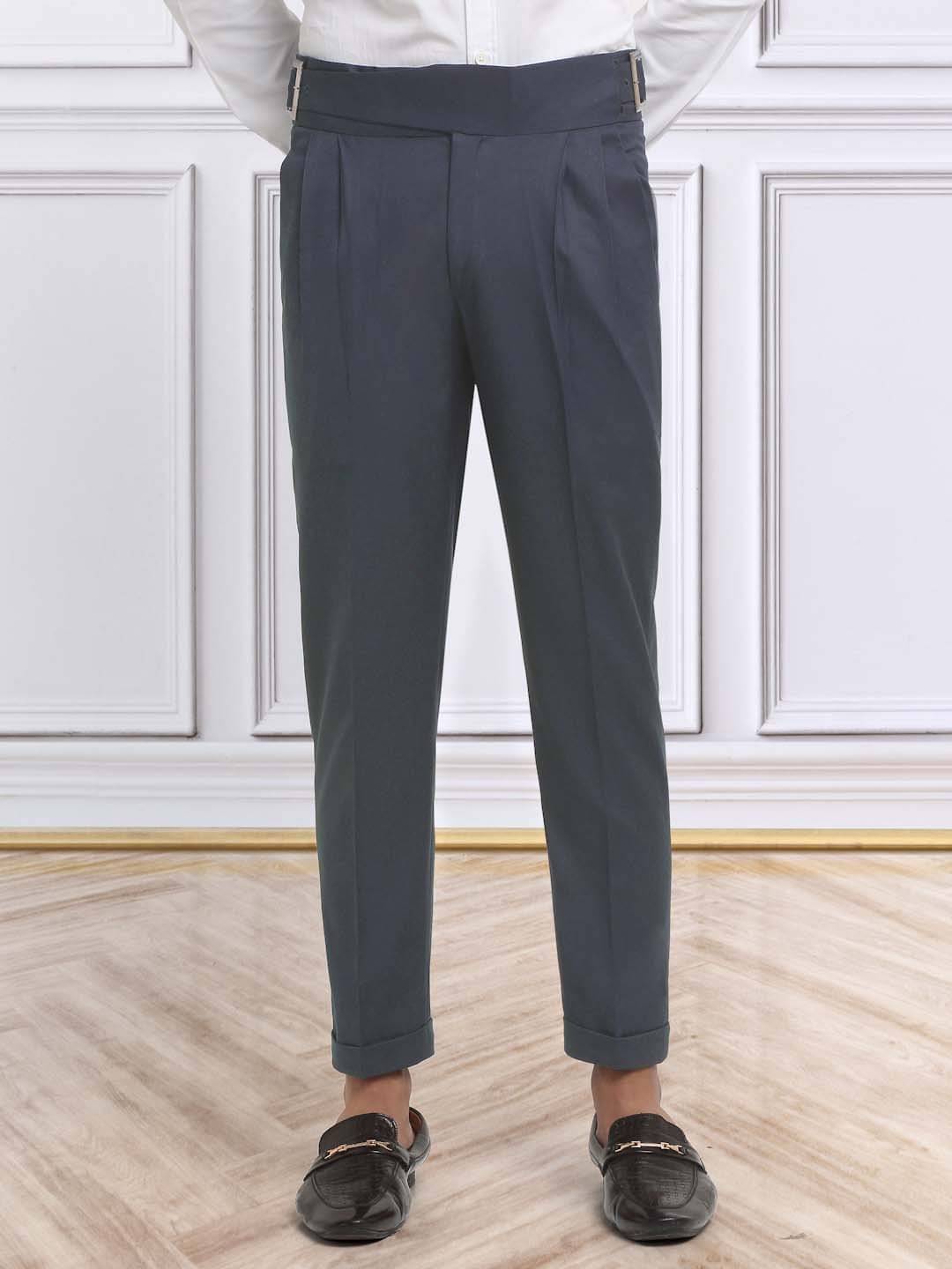     			Klotthe Slim Men's Formal Trouser - Light Blue ( Pack of 1 )