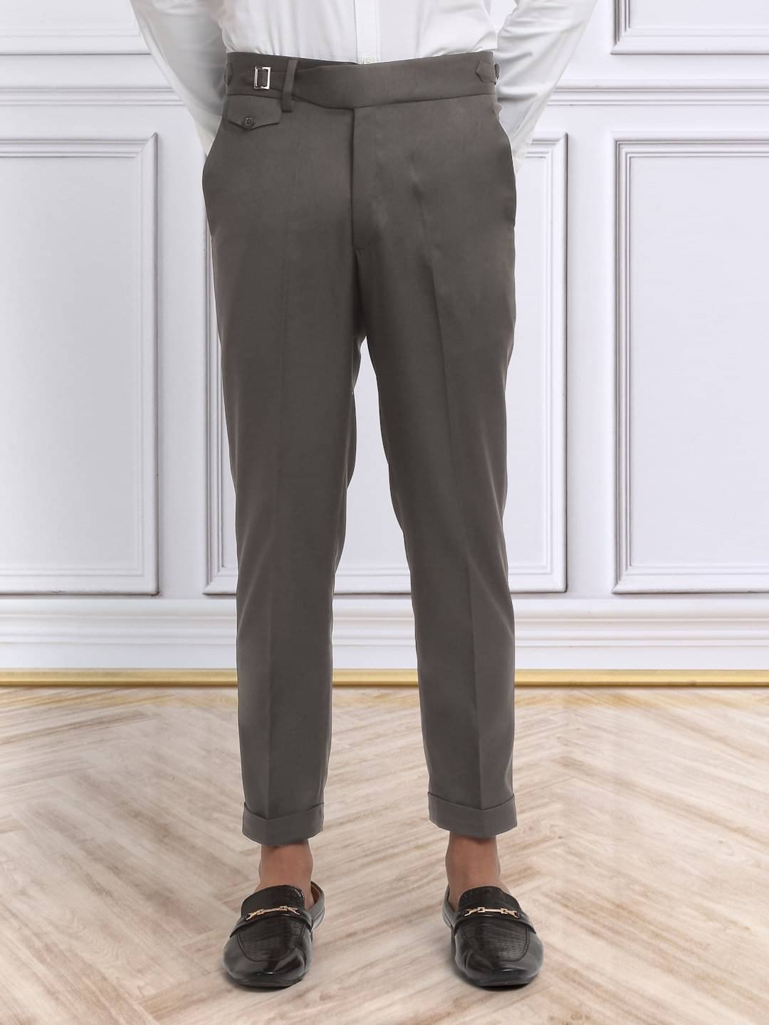     			Klotthe Slim Men's Formal Trouser - Brown ( Pack of 1 )