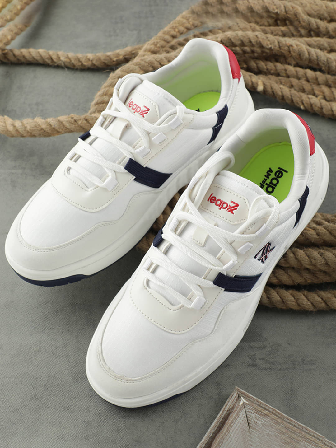     			Liberty NEXTER-3E White Men's Sports Running Shoes