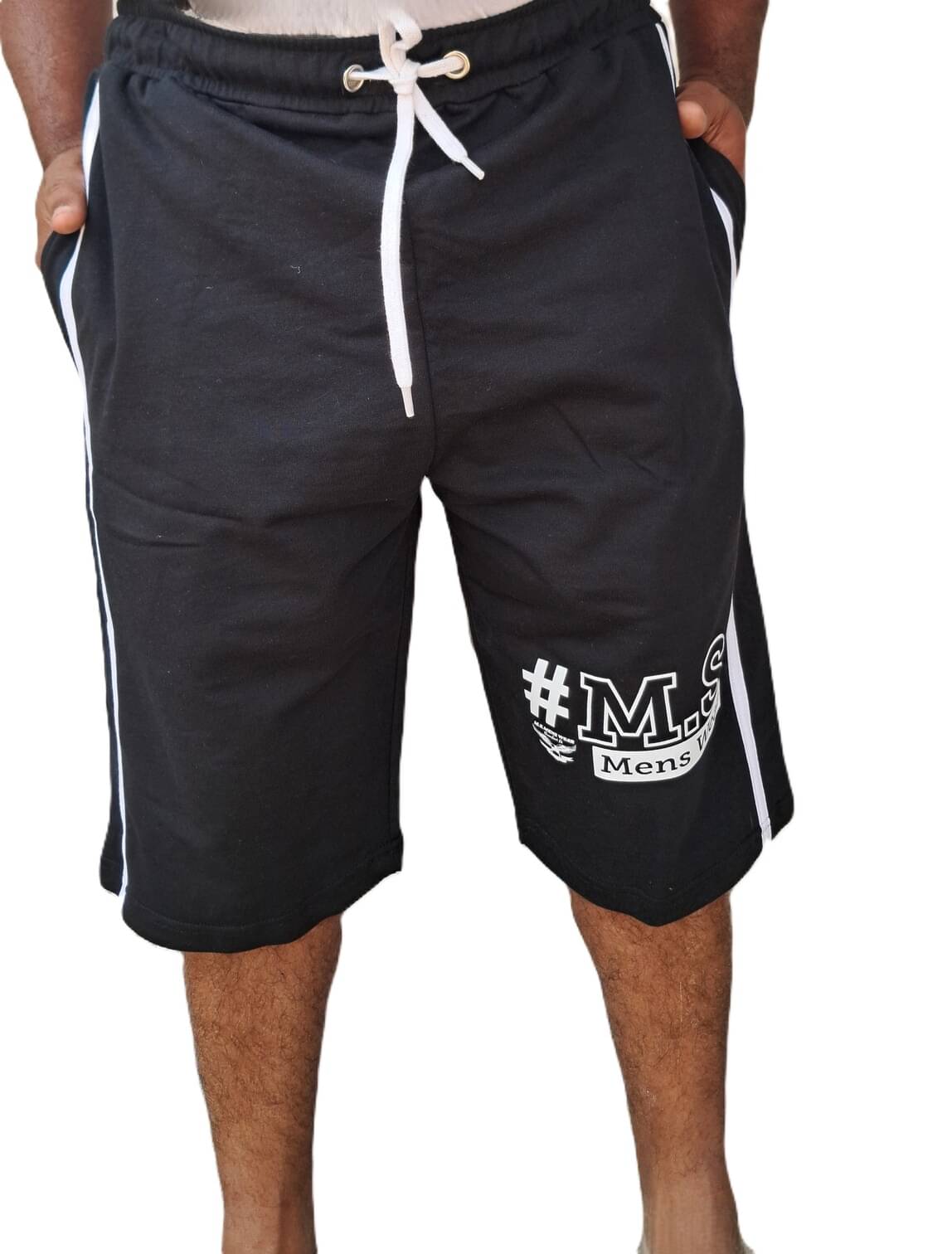     			M.S Mens Wear Regular Flat Men's Shorts - Black ( Pack of 1 )