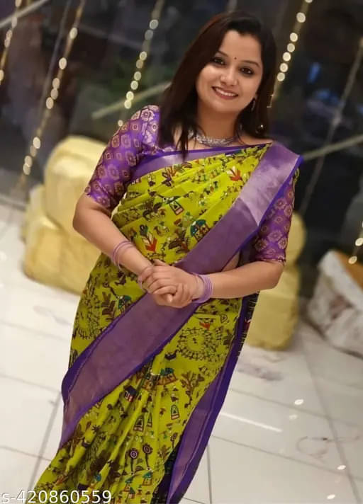 Magneitta Art Silk Woven Saree With Unstitched Blouse Piece ( Light Green )     			Magneitta Art Silk Woven Saree With Unstitched Blouse Piece ( Light Green )