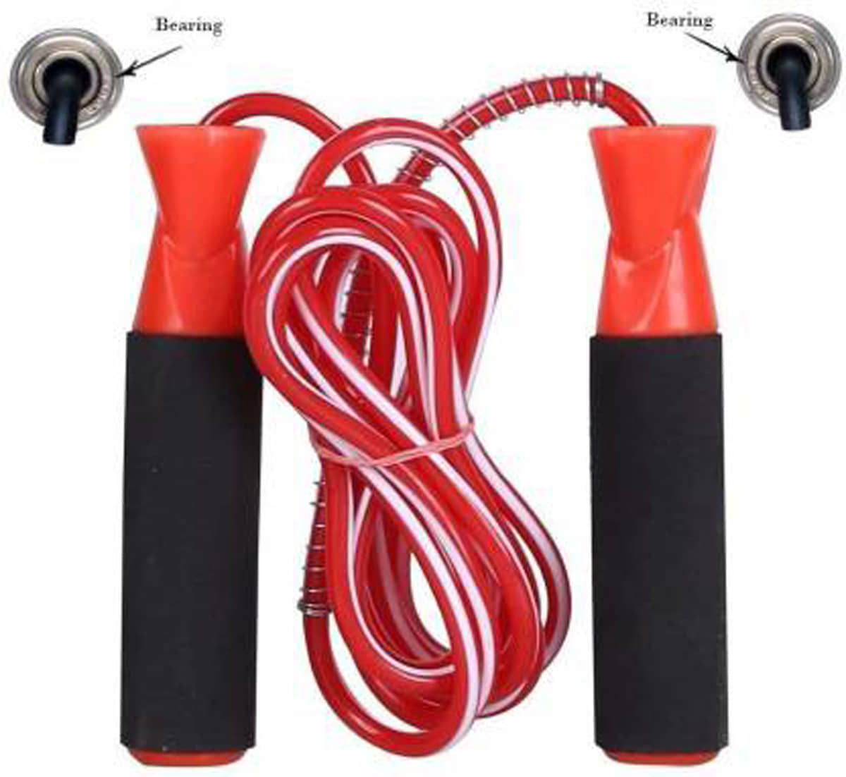 Skipping Rope Jump Skipping Rope for Men, Women, Abdominal/Stepper, Kids, Girls, Children, Adult - Best in Fitness, Sports, Exercise, Workout (Orange) - Sports and Fitness Equipment | Buy online on ZillyBuy
