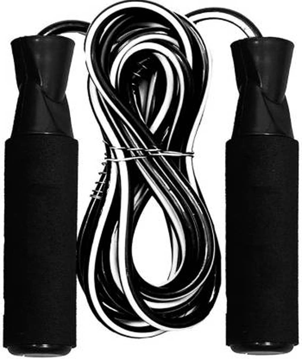 Skipping Rope Jump Skipping Rope for Men, Women, Abdominal/Stepper, Kids, Girls, Children, Adult - Best in Fitness, Sports, Exercise, Workout (Black) - Sports and Fitness Equipment | Buy online on ZillyBuy