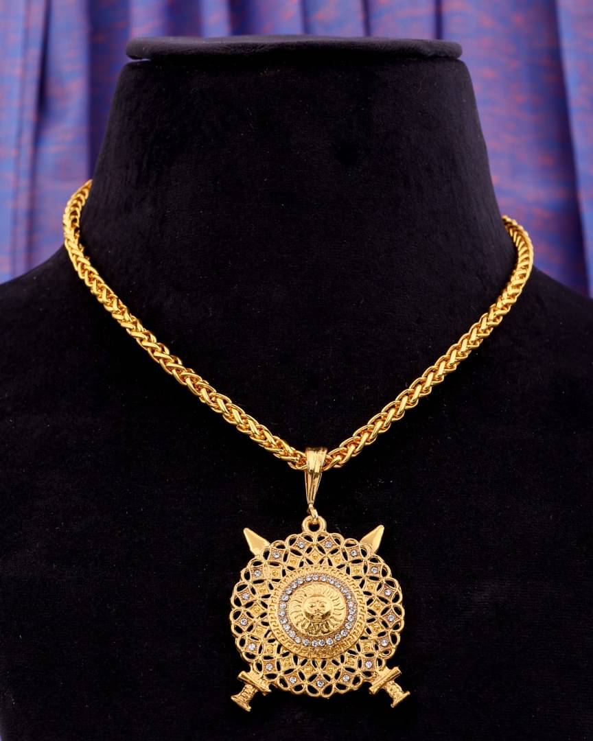 Swastik Creation Gold Plated Chain ( Set of 1 ) Swastik Creation Gold Plated Chain ( Set of 1 )