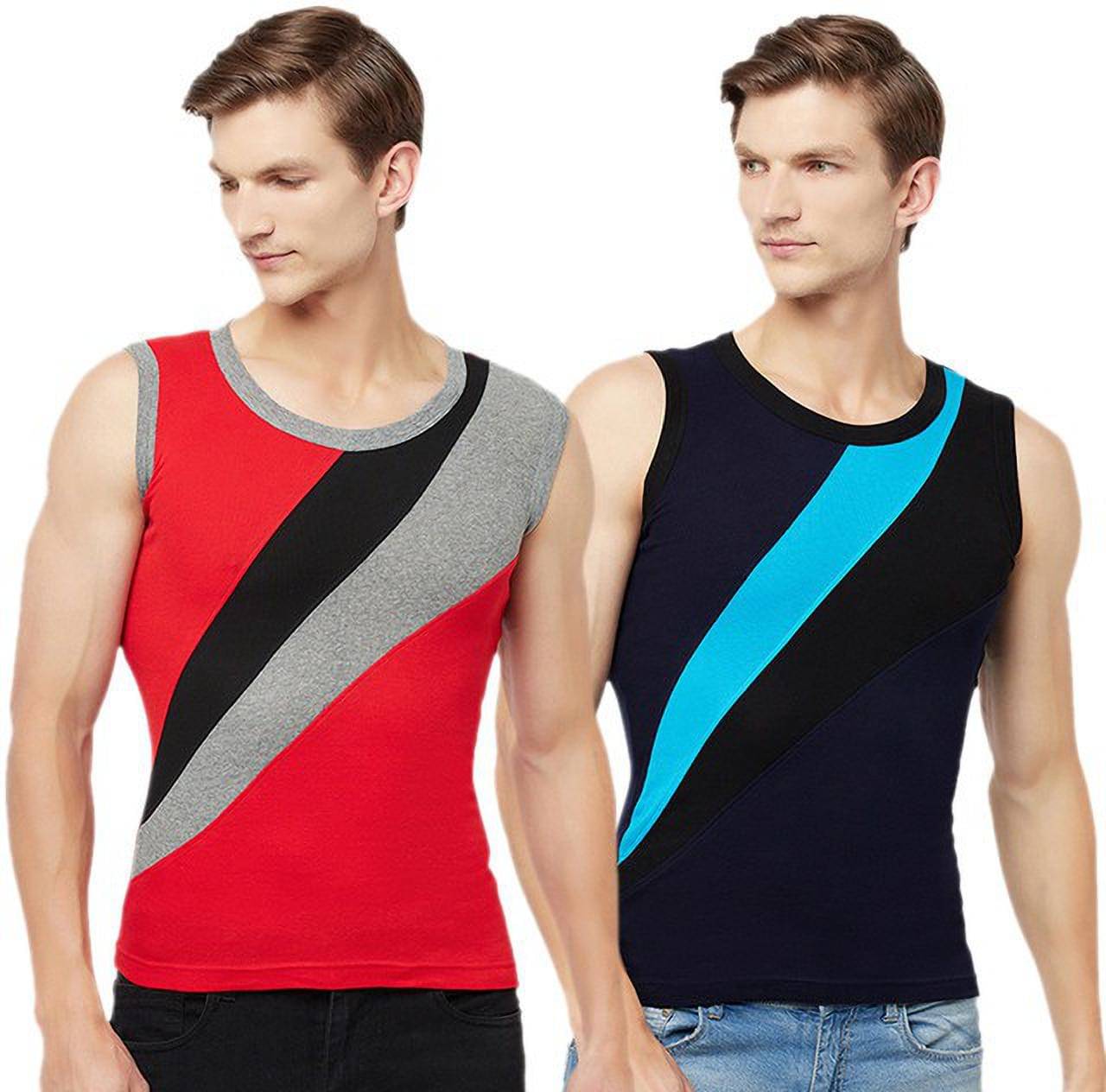 TT Pack of 2 Cotton Gym Vest For Men ( Red )     			TT Pack of 2 Cotton Gym Vest For Men ( Red )
