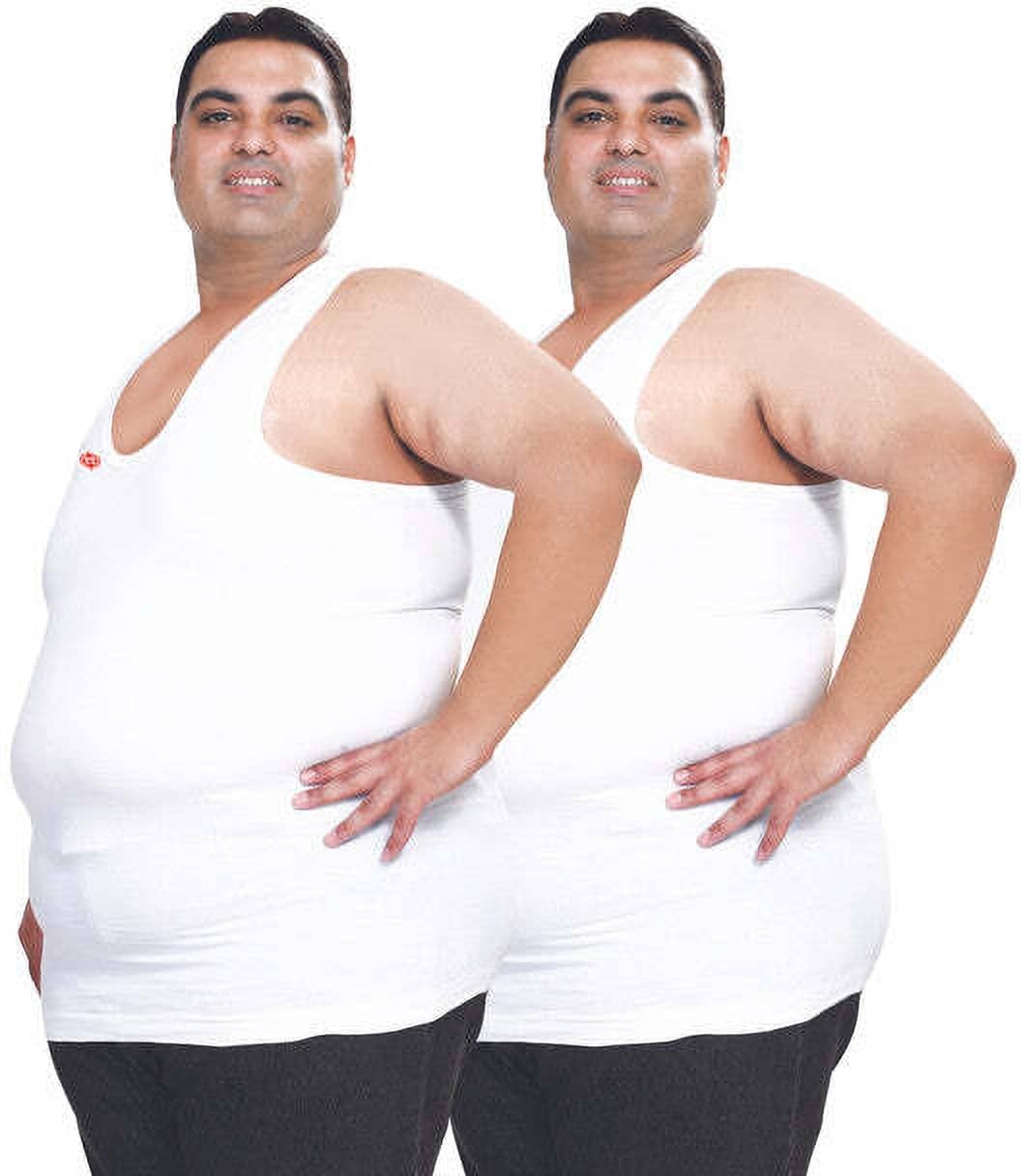 TT Pack of 2 Cotton Basic Vest For Men ( White ) - Nightwear & Loungewear | Buy online on ZillyBuy