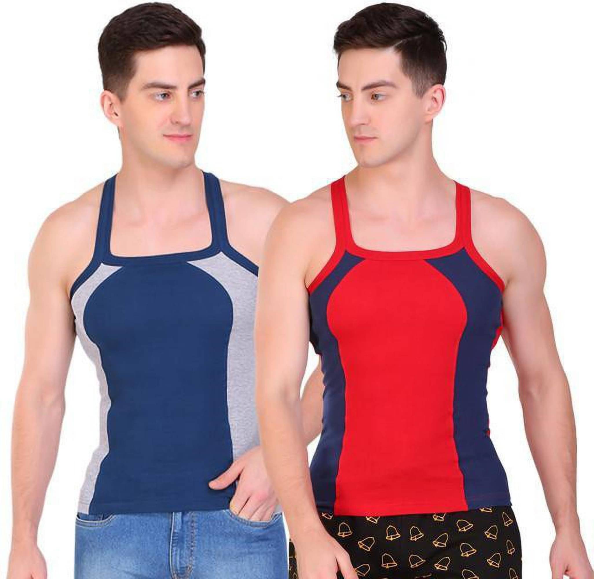 TT Pack of 2 Cotton Gym Vest For Men ( Red )     			TT Pack of 2 Cotton Gym Vest For Men ( Red )