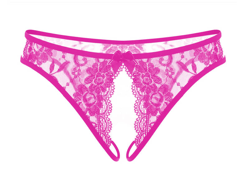 Talgo Pack of 1 Poly Crepe Thongs For Women ( Pink ) Talgo Pack of 1 Poly Crepe Thongs For Women ( Pink )