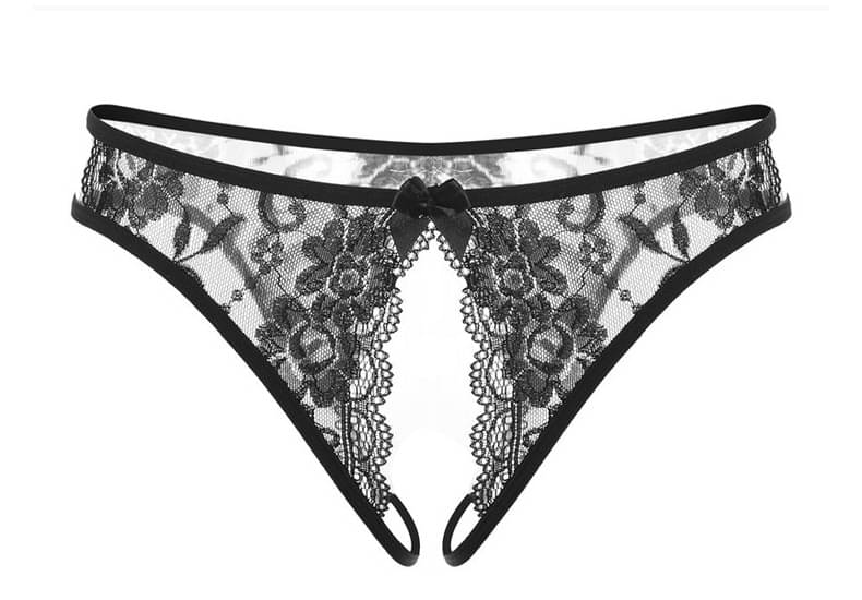 Talgo Pack of 1 Poly Crepe Thongs For Women ( Black ) Talgo Pack of 1 Poly Crepe Thongs For Women ( Black )