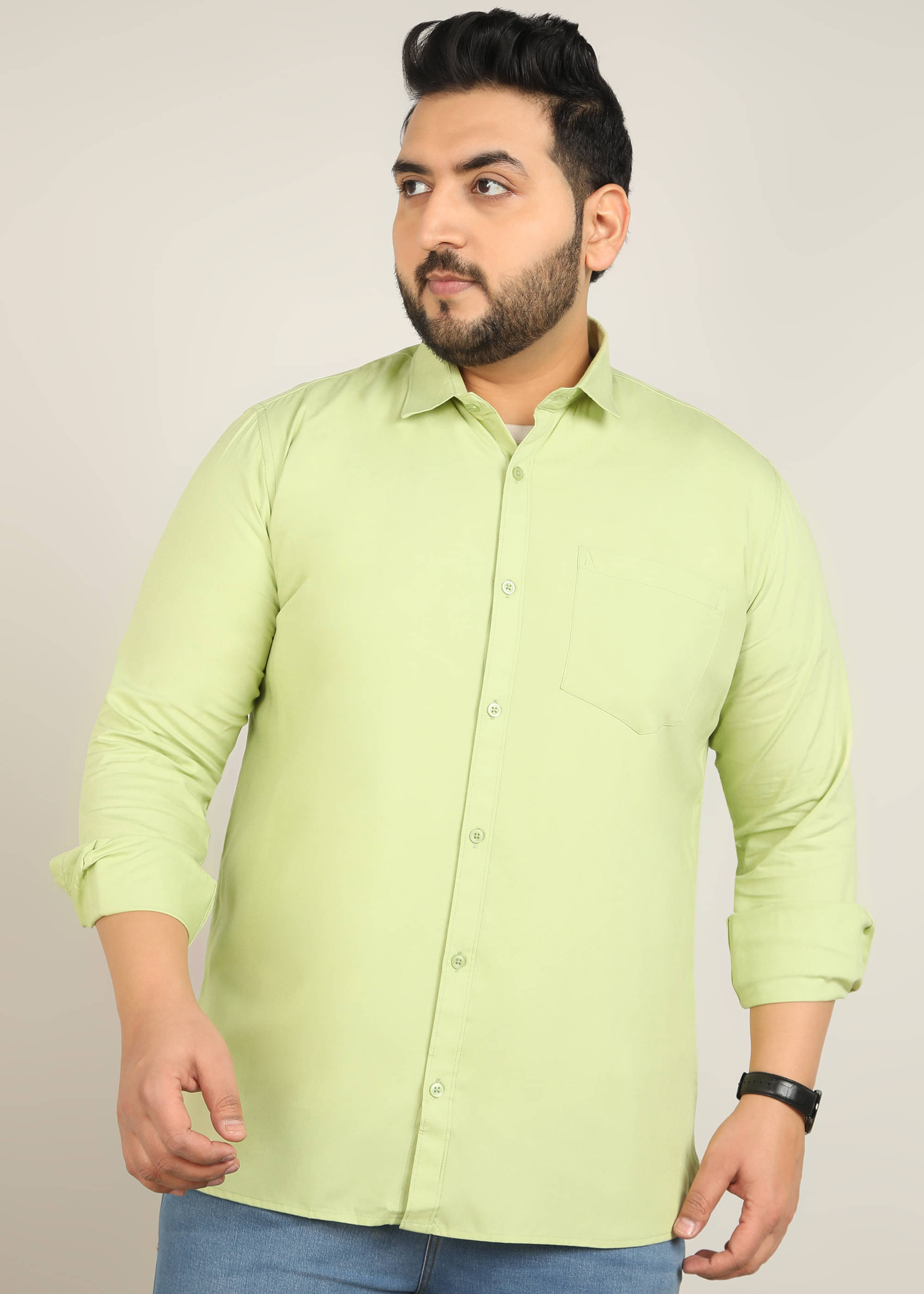     			adwynpeter 100% Cotton Regular Fit Solids Full Sleeves Men's Casual Shirt - Teal ( Pack of 1 )