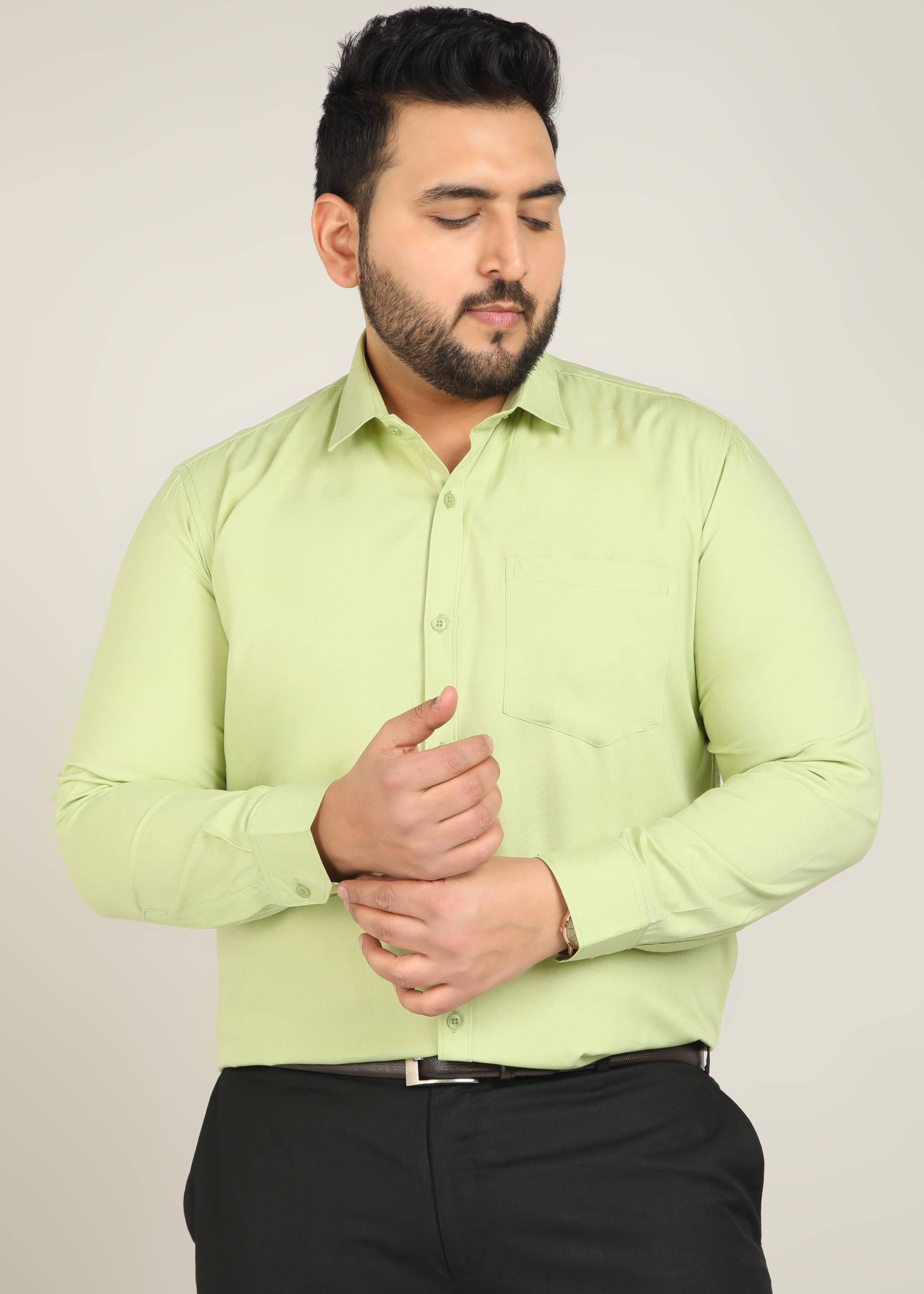     			adwynpeter 100% Cotton Regular Fit Solids Full Sleeves Men's Casual Shirt - Teal ( Pack of 1 )