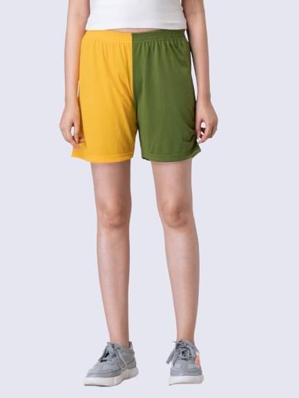     			powermerc Poly Cotton Hot Pants - Yellow Single