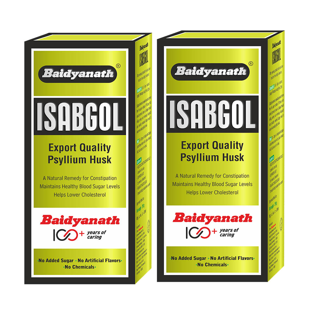     			Baidyanath Isabgol, Natural Psyllium Husk for Constipation & Digestion 100gm (Pack of 2)