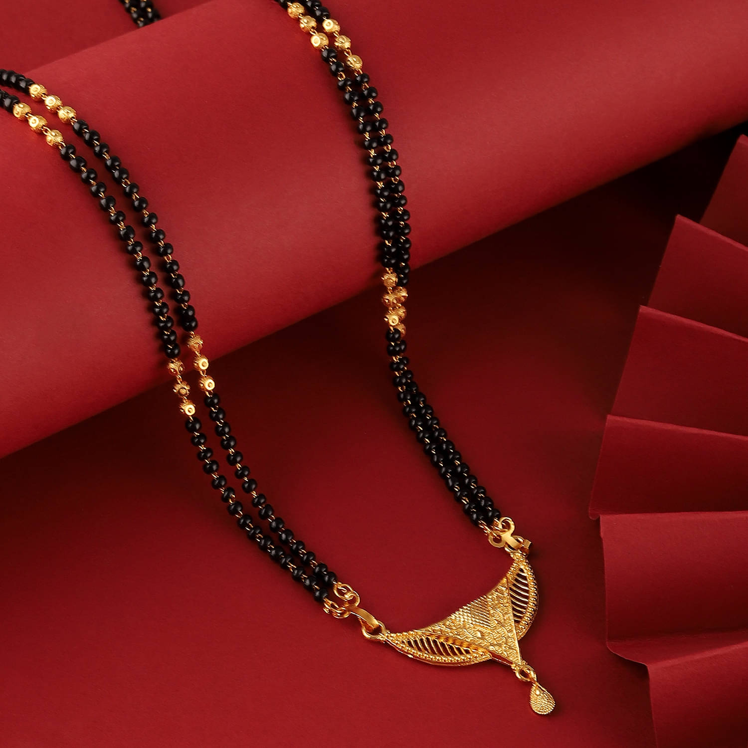 Bhagya Lakshmi Golden Mangalsutra ( Pack of 3 ) Bhagya Lakshmi Golden Mangalsutra ( Pack of 3 )