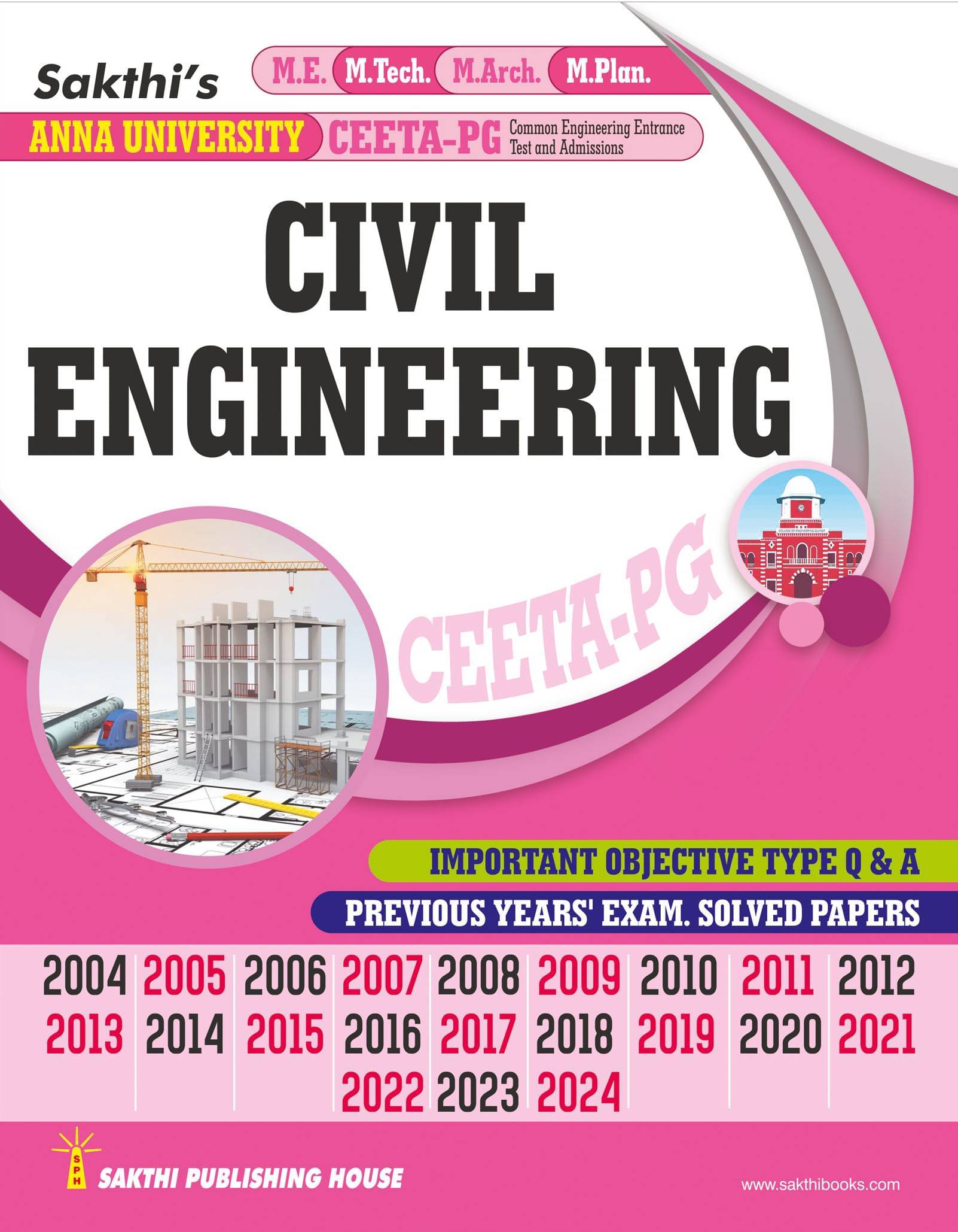 CEETA-PG Civil Engineering Previous Years Examination Solved Papers CEETA-PG Civil Engineering Previous Years Examination Solved Papers