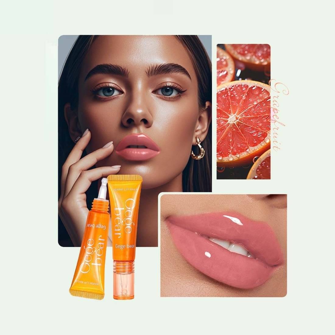     			DAIMANPU Orange Glossy Lip Gloss 24