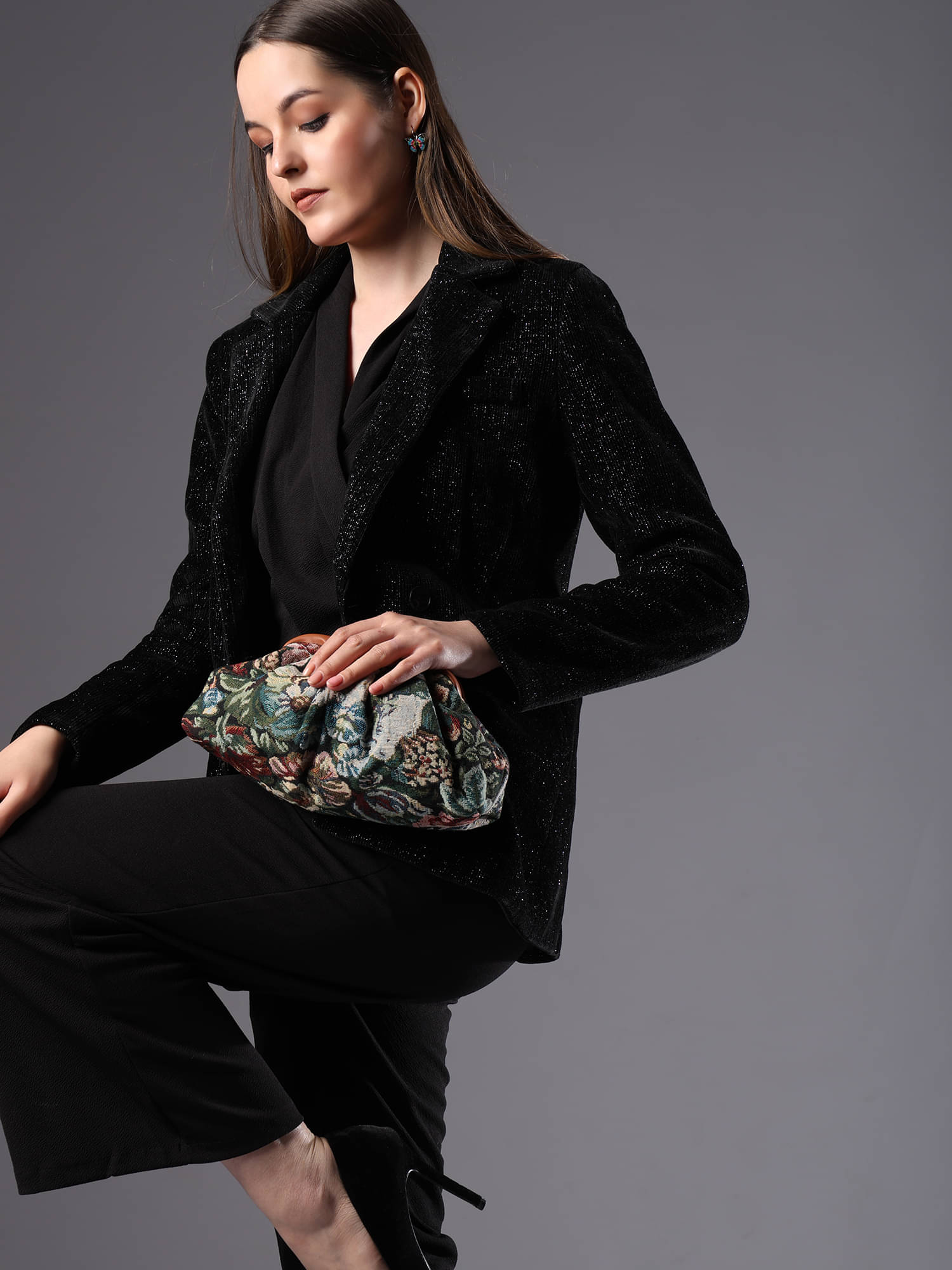     			ENSAC Sling Bag Cotton Set of 1 ( Green )