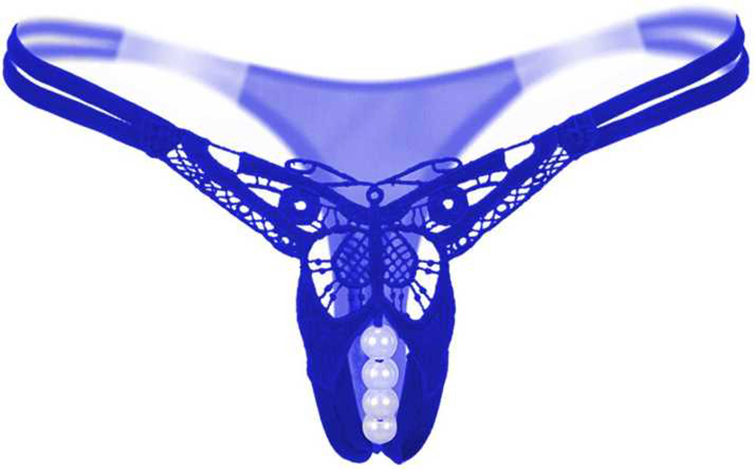 FIHA Pack of 1 Poly Cotton Thongs For Women ( Blue ) FIHA Pack of 1 Poly Cotton Thongs For Women ( Blue )