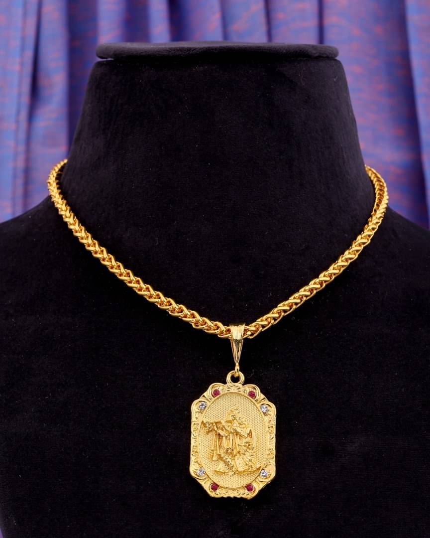 Swastik Creation Gold Plated Chains Combo ( Set of 1 ) Swastik Creation Gold Plated Chains Combo ( Set of 1 )