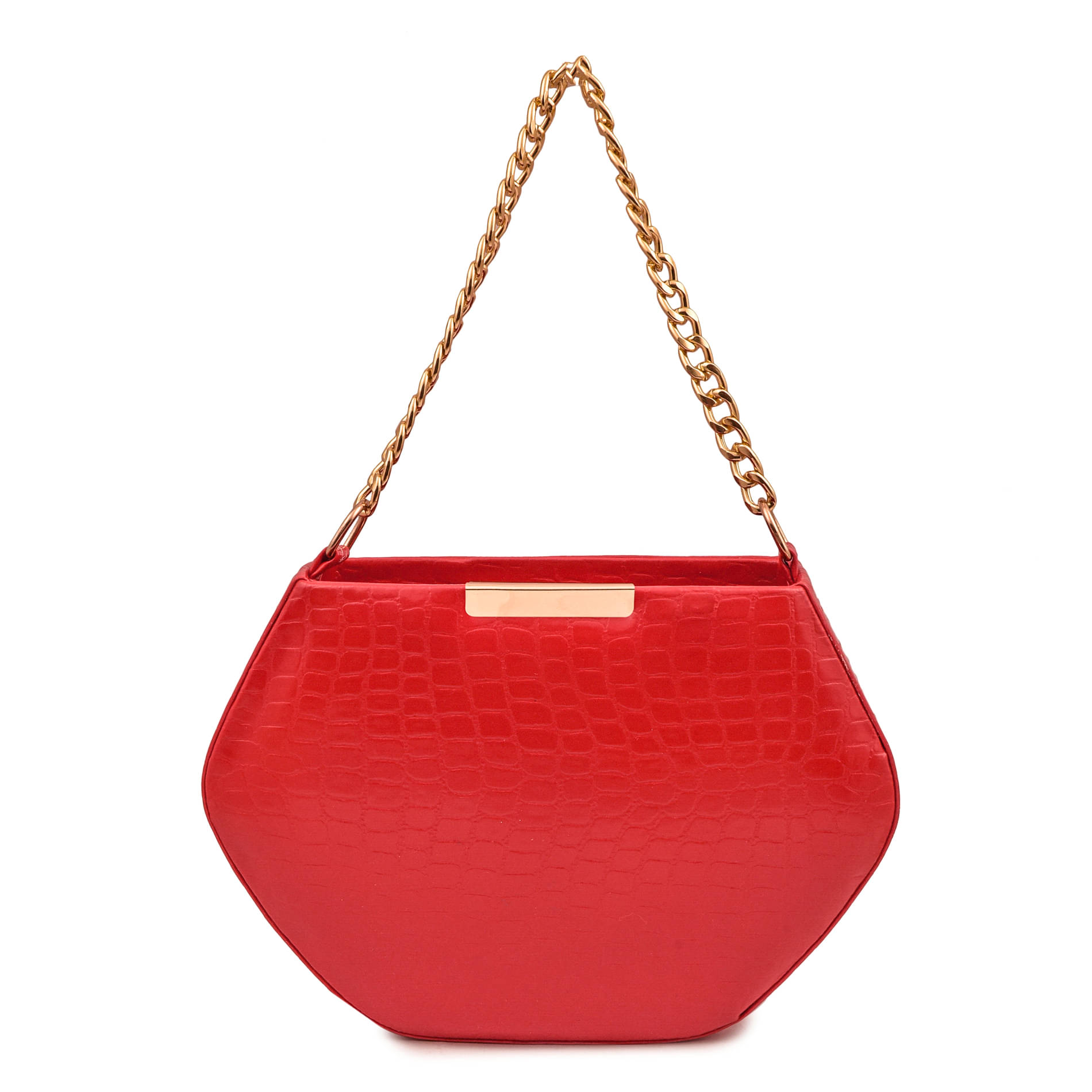     			Tyesco Sling Bag PU Set of 1 ( Red )
