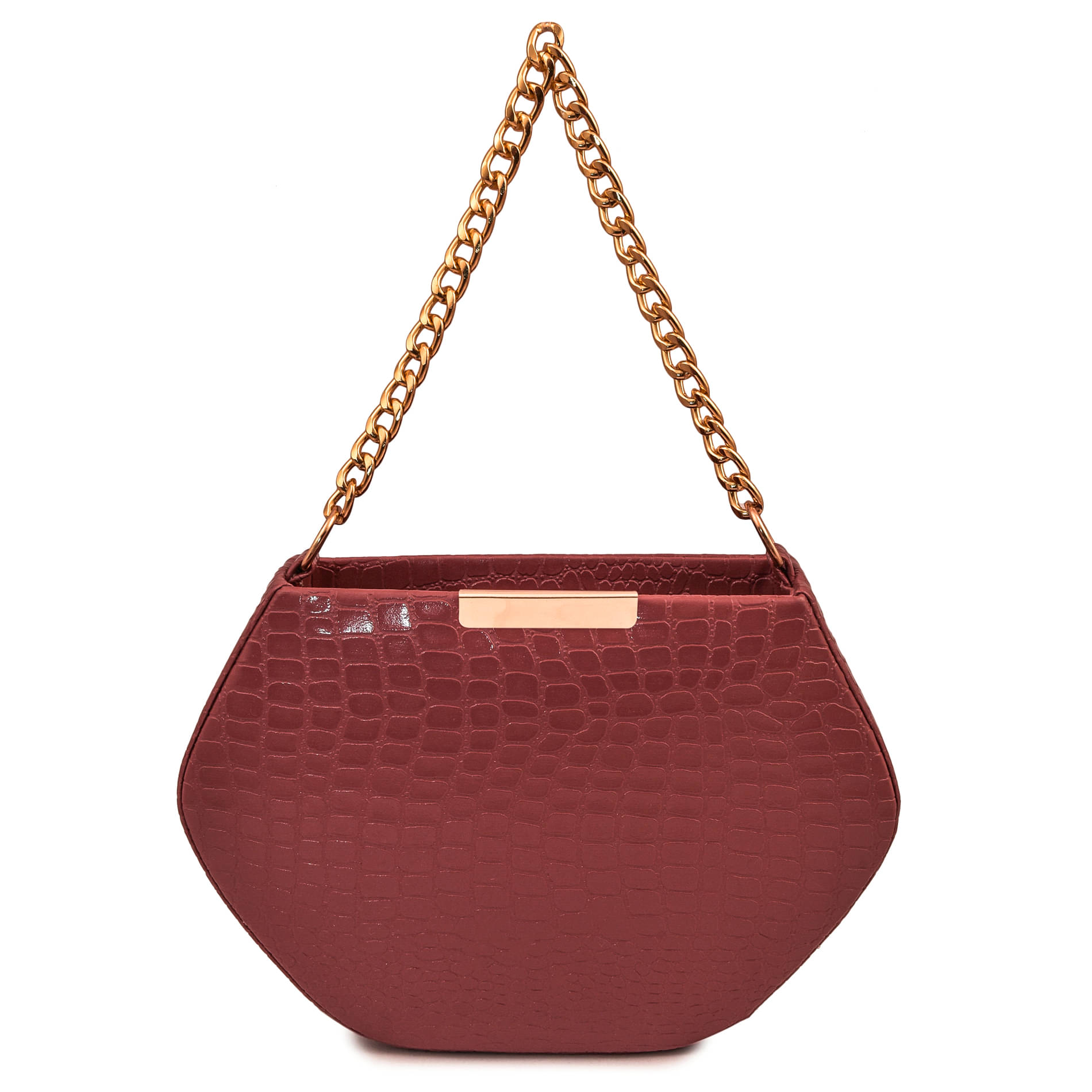     			Tyesco Sling Bag PU Set of 1 ( Maroon )