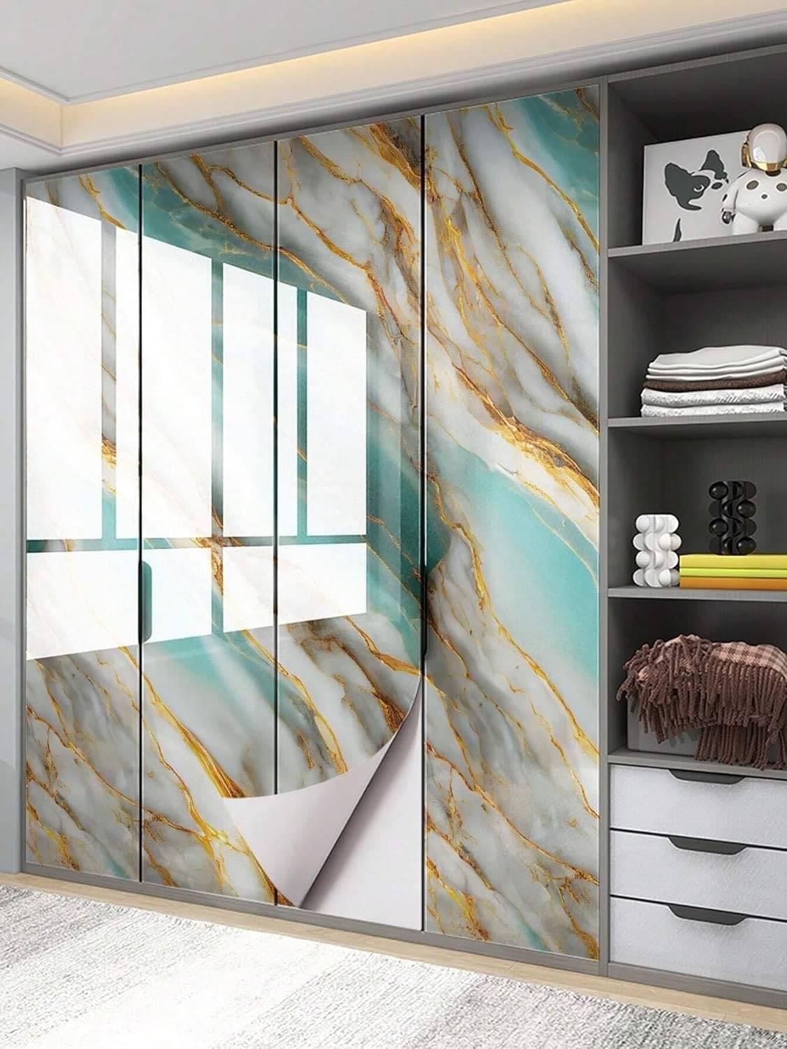 swipe n see Abstract Wallpaper ( 60 x 200 ) cm ( Pack of 1 ) swipe n see Abstract Wallpaper ( 60 x 200 ) cm ( Pack of 1 )