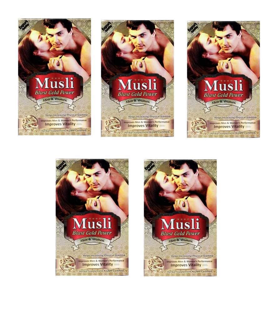     			Dr. Chopra Musli Blast Gold Power Capsules For Men & Women 10no.s Pack of 5