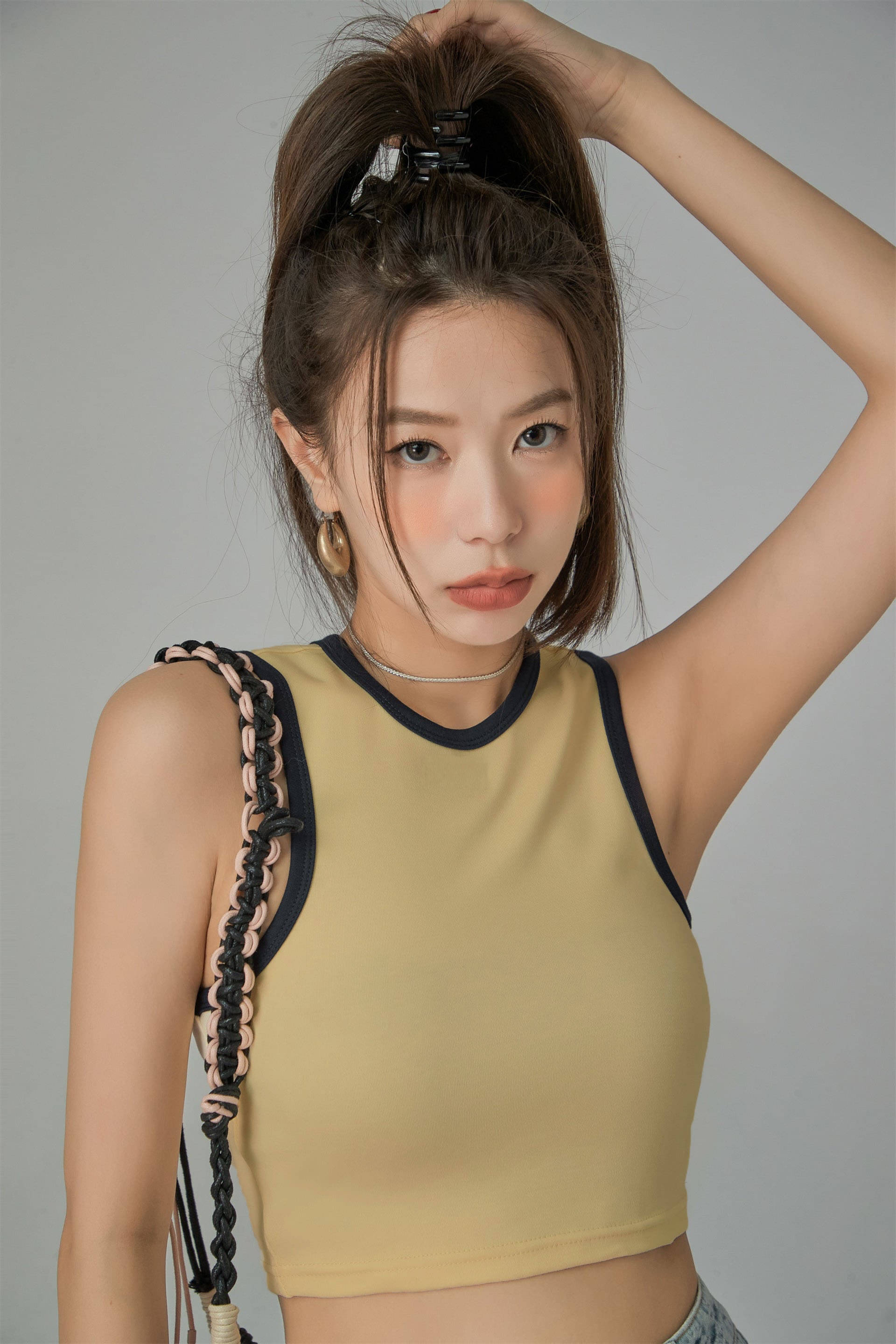 Istyle Can Women's Cotton Blend Tank Top ( Beige ) Istyle Can Women's Cotton Blend Tank Top ( Beige )