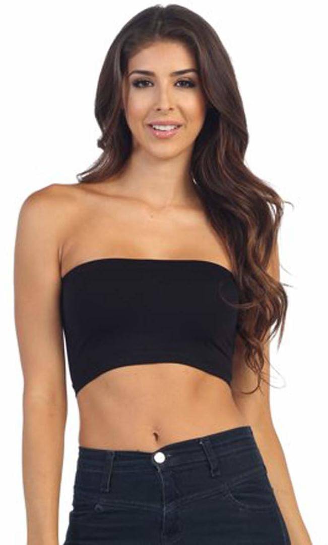 Istyle Can Women's Lycra Tube Top ( Black ) Istyle Can Women's Lycra Tube Top ( Black )