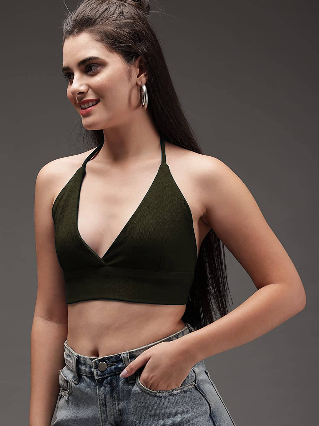 Istyle Can Women's Lycra Regular Top ( Green )     			Istyle Can Women's Lycra Regular Top ( Green )