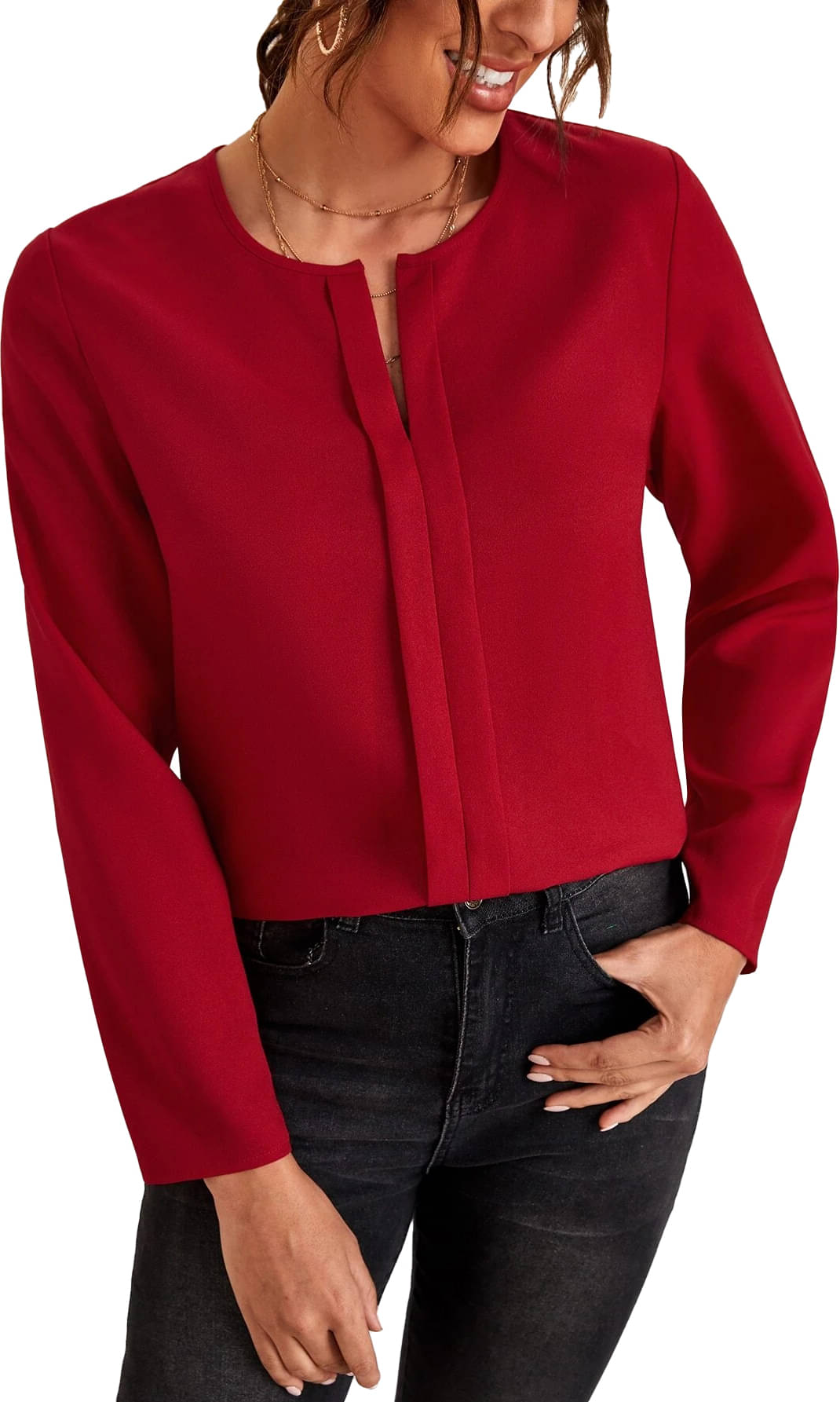 Istyle Can Women's Polyester Regular Top ( Maroon )     			Istyle Can Women's Polyester Regular Top ( Maroon )