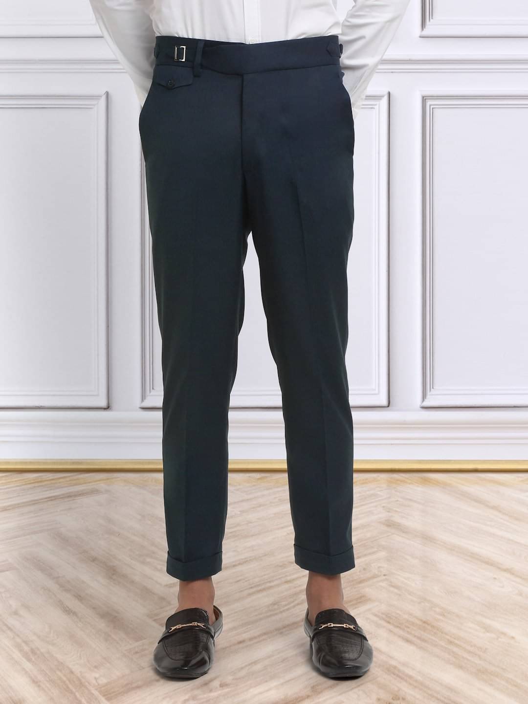    			Klotthe Slim Men's Formal Trouser - Navy Blue ( Pack of 1 )