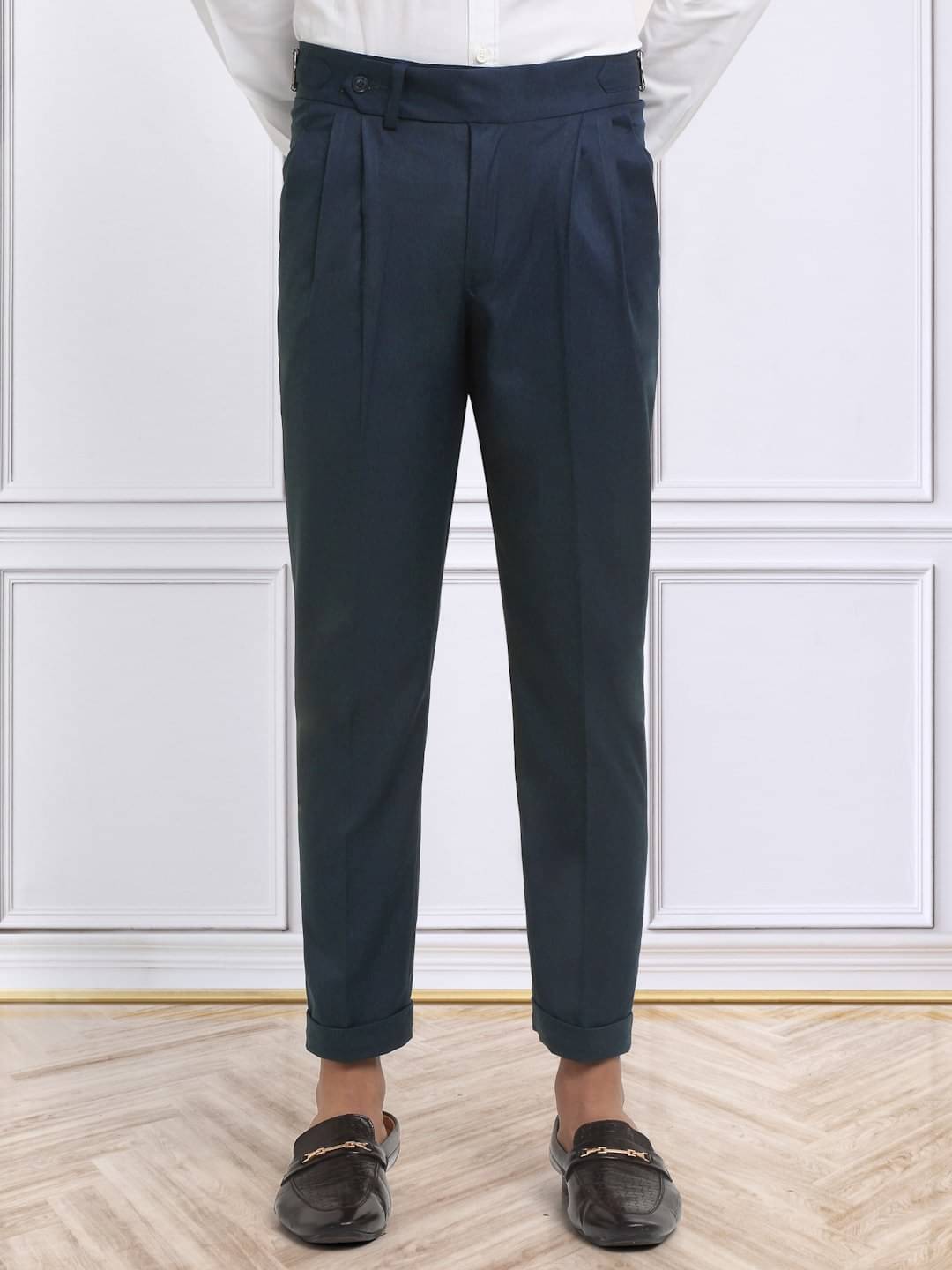     			Klotthe Slim Men's Formal Trouser - Navy Blue ( Pack of 1 )