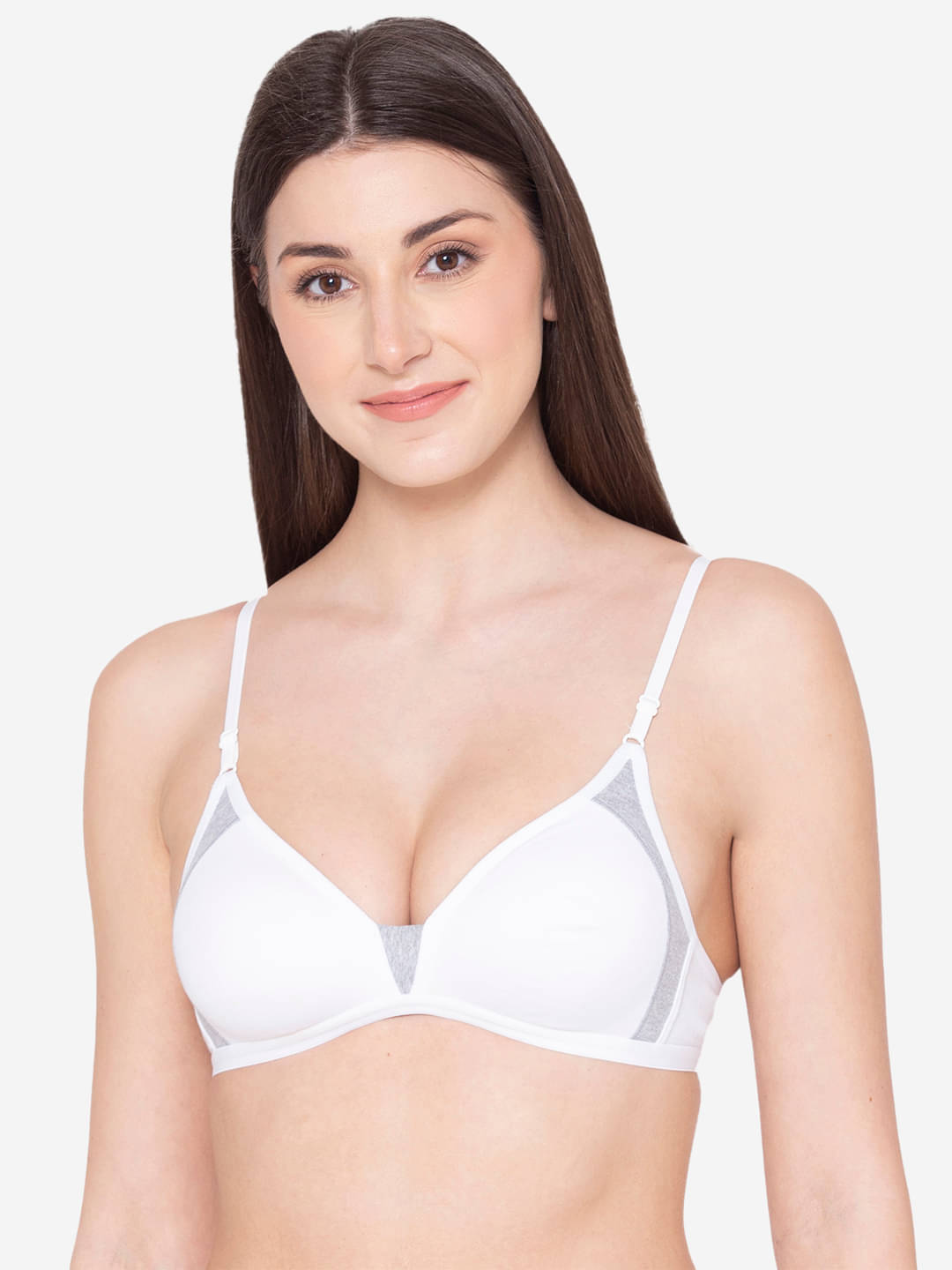 Paris Beauty Pack of 1 Cotton Blend Non Padded T-Shirt Bra For Women ( White )     			Paris Beauty Pack of 1 Cotton Blend Non Padded T-Shirt Bra For Women ( White )