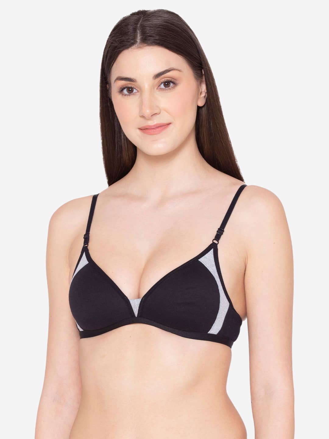 Paris Beauty Pack of 1 Cotton Blend Non Padded T-Shirt Bra For Women ( Purple )