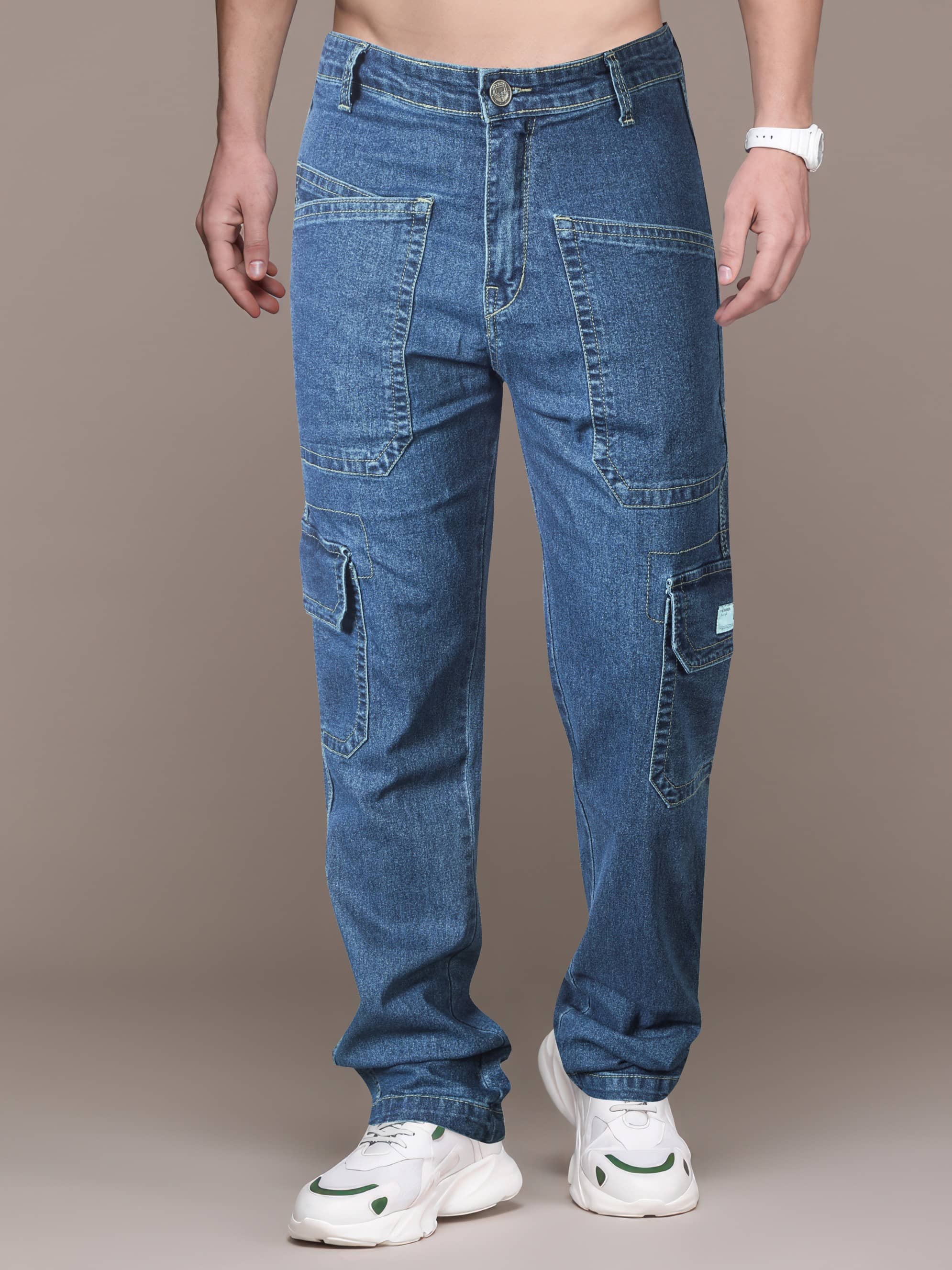 RIG BONE Basic Men's Jeans - Navy Blue ( Pack of 1 ) - Jeans | Buy online on ZillyBuy
