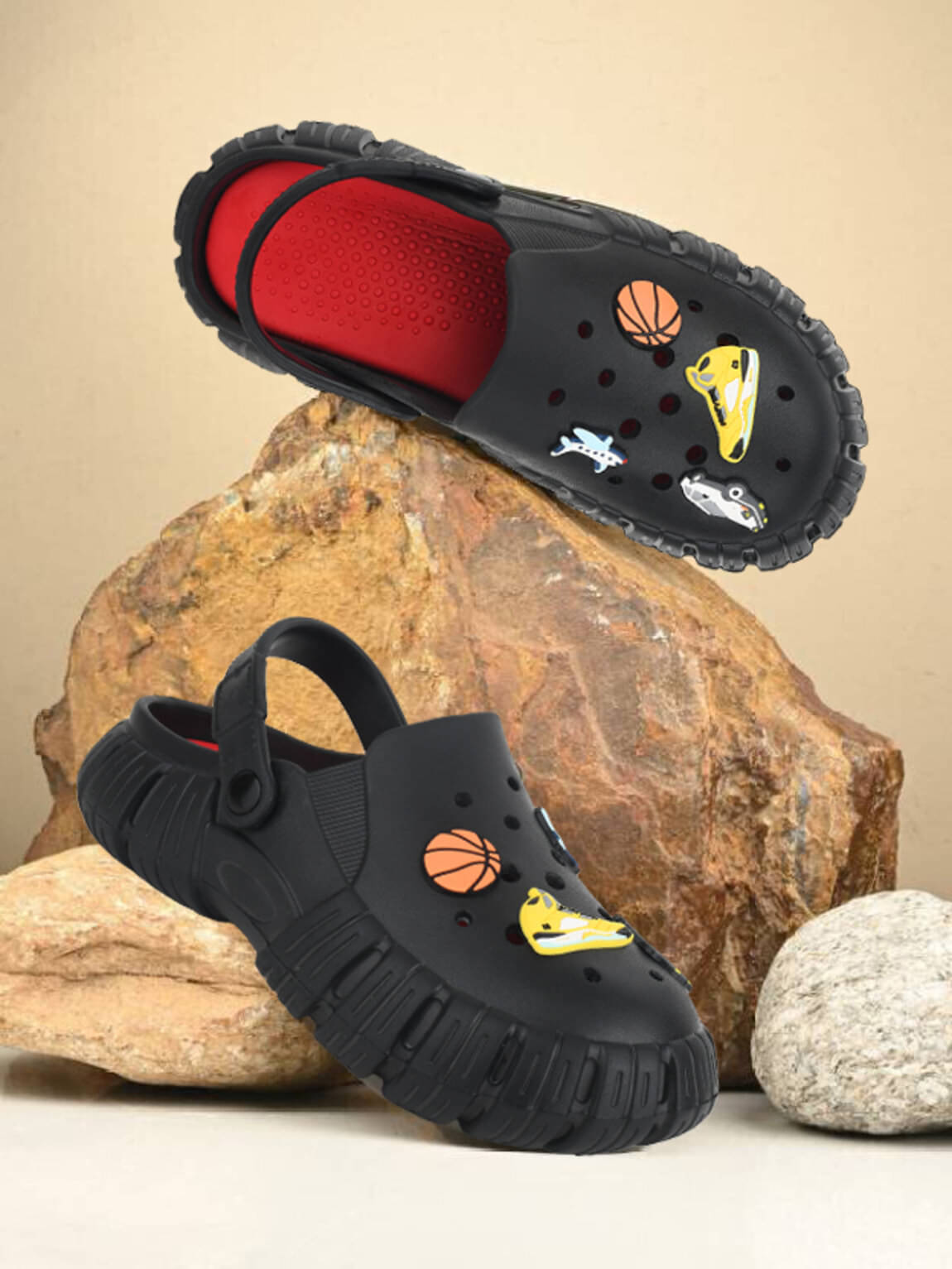 Secritas - Black Men's Clogs Secritas - Black Men's Clogs