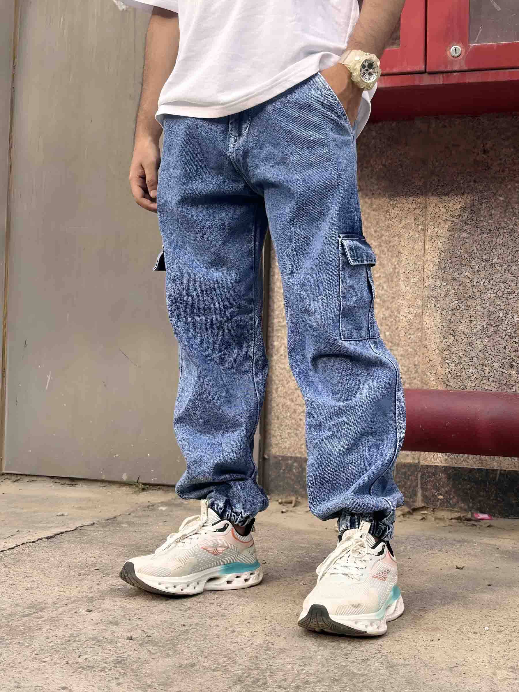     			Styzon Loose Fit Jogger Men's Jeans - Light Blue ( Pack of 1 )