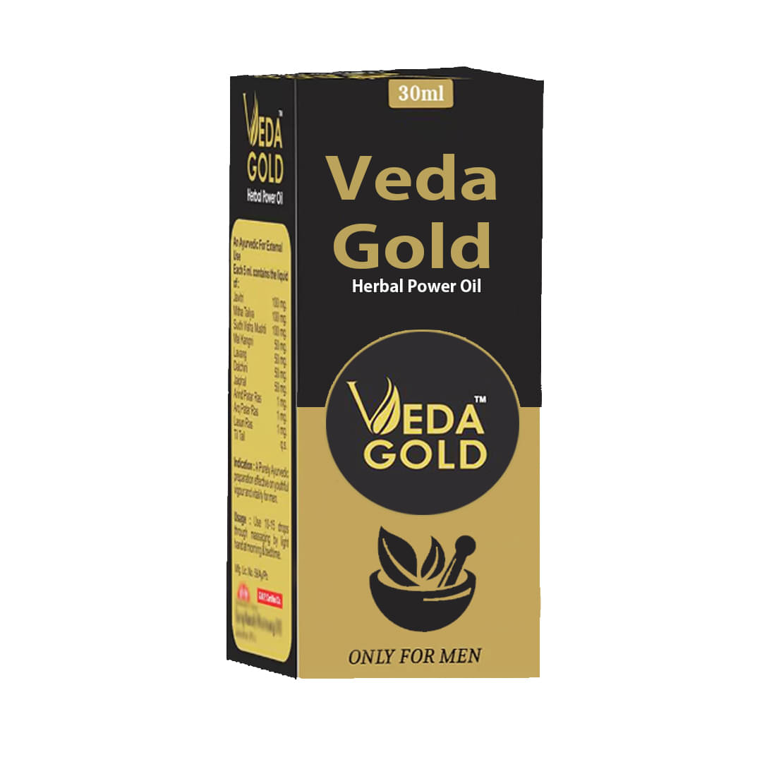     			Veda Gold Herbal Power Oil for premature ejaculation and erectile dysfunction 30 ml Oil for, penis growth oil, penis enlargement supplements & oils, sexual delay spray, sexual lubricant oil, pens bigger oil,100% Nature Oil For Men’s Problem Potential 30ml