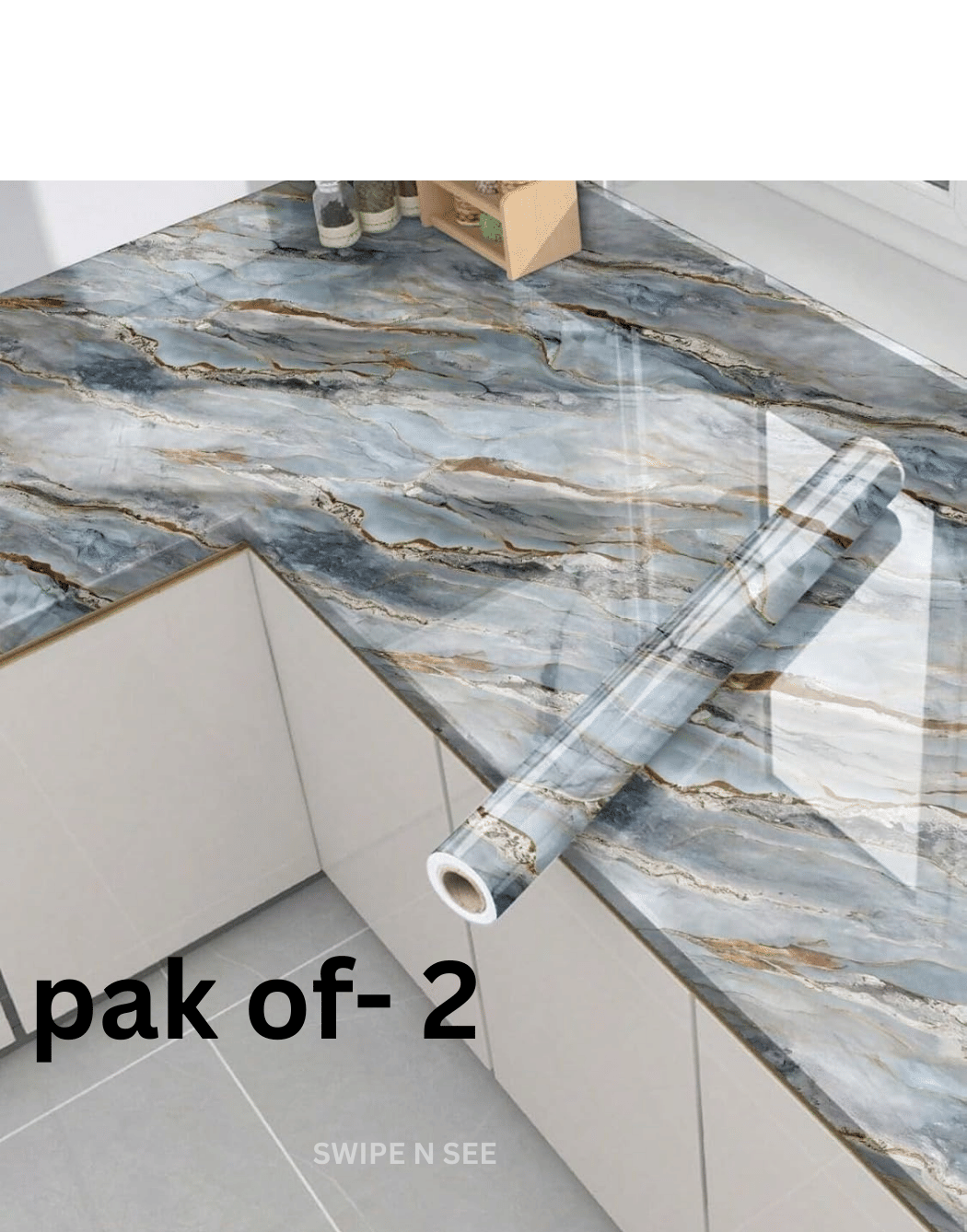     			swipe n see Abstract Wallpaper ( 60 x 200 ) cm ( Pack of 2 )